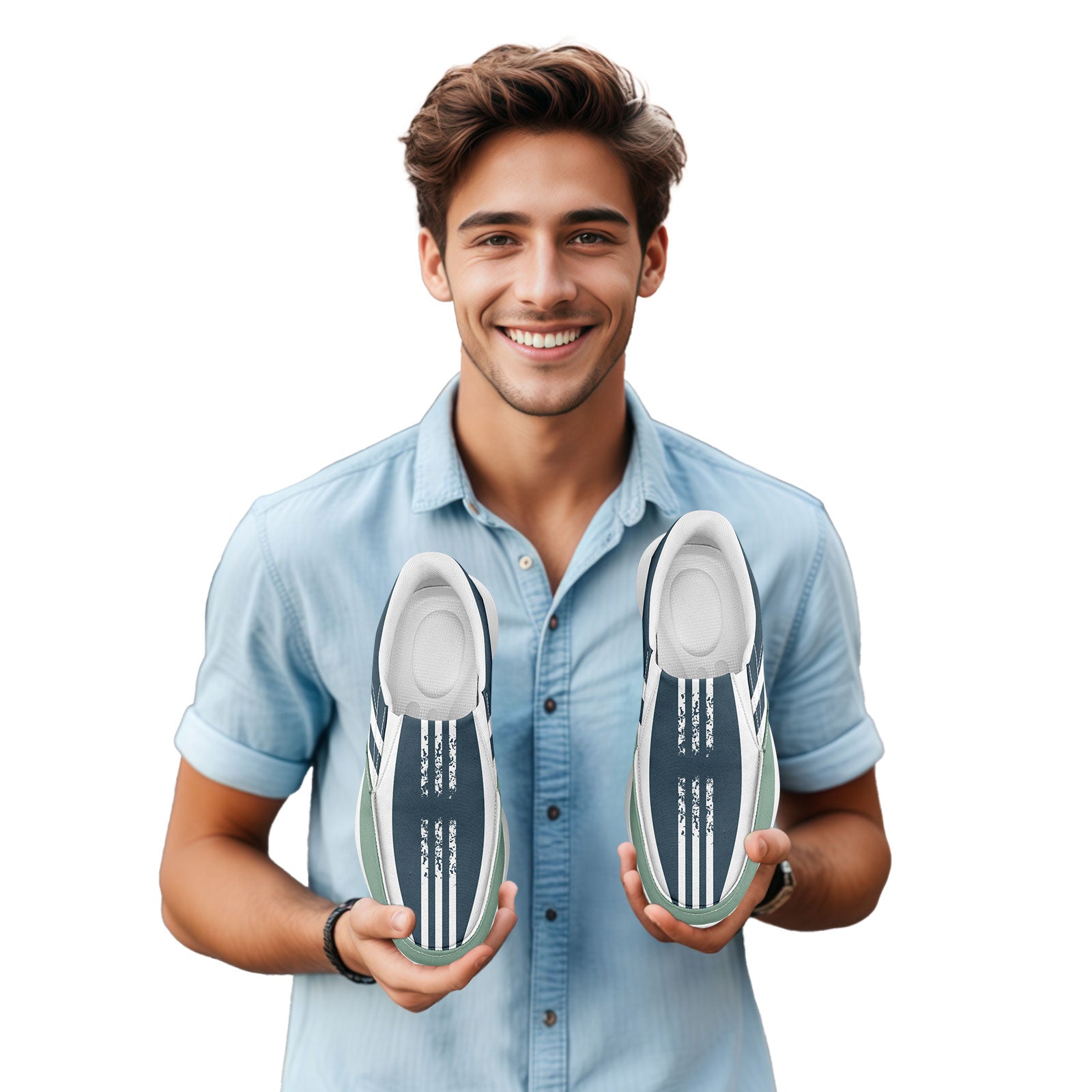 Custom Corporate Sneakers - Personalized Slip-On Shoes for Business & Promotions | FN067 E023045 | Ideal for Company Gifts, Team Events & Branding