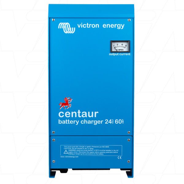24V 60A Centaur Triple Output SLA Battery Charger with M8 Connector - Perfect for Marine, RV, and Off-Grid Power Systems