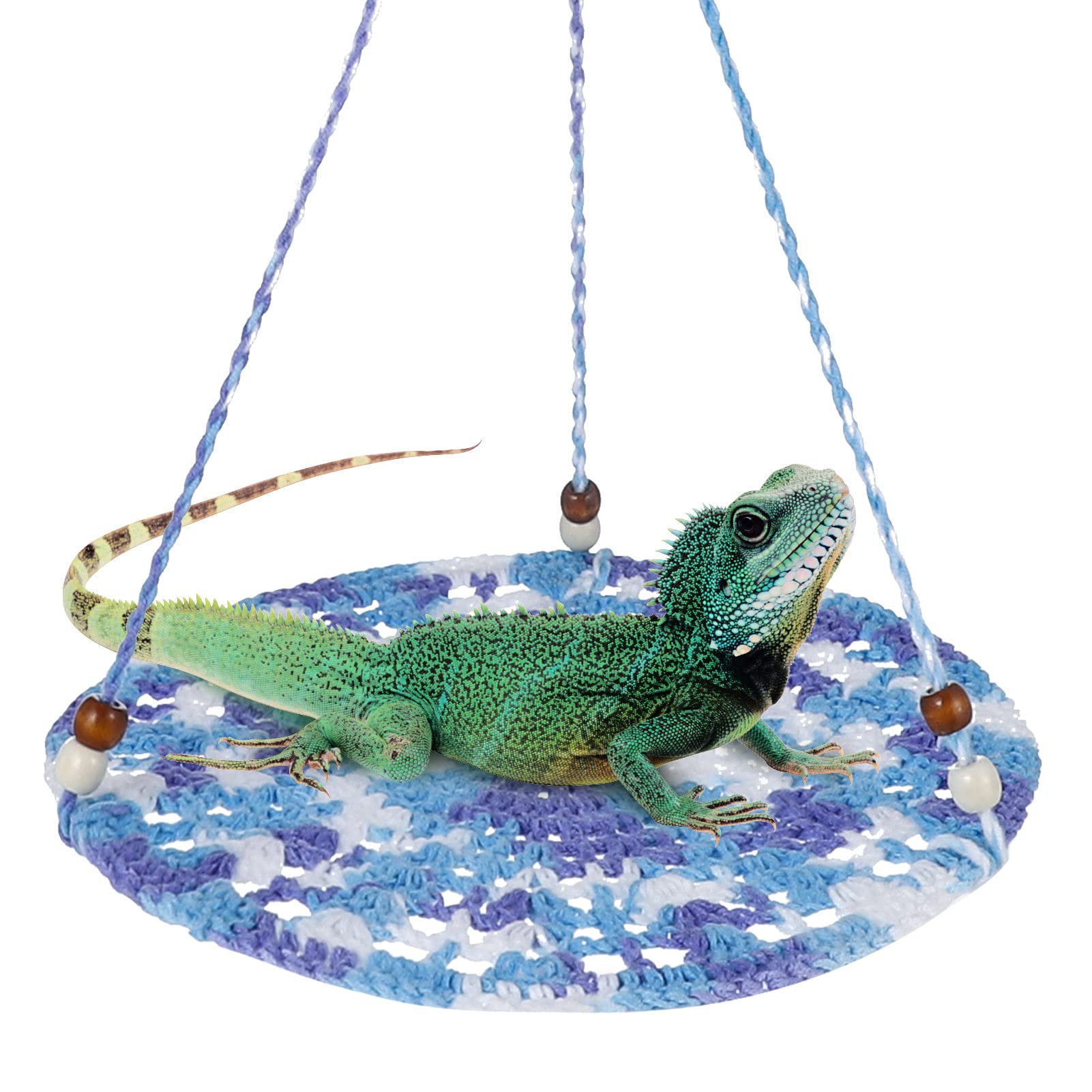 Premium Bearded Dragon Habitat Accessories - Basking Platform, Tank Decor for Leopard Gecko, Chameleon, Birds & Small Pets | Ideal for Reptile Enclosures & Terrarium Setup