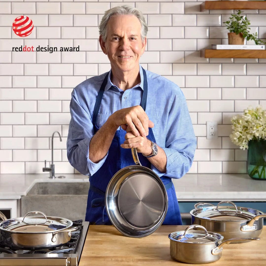 Hestan Nanobond 5-Piece Titanium Cookware Set - Nonstick, Durable & Even Heating for Professional Cooking & Home Kitchens