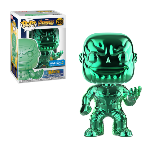 Funko Pop! Avengers Infinity War Thanos Green Vinyl Figure #289 – Collectible Marvel Superhero Toy for Fans & Decor – Walmart Exclusive