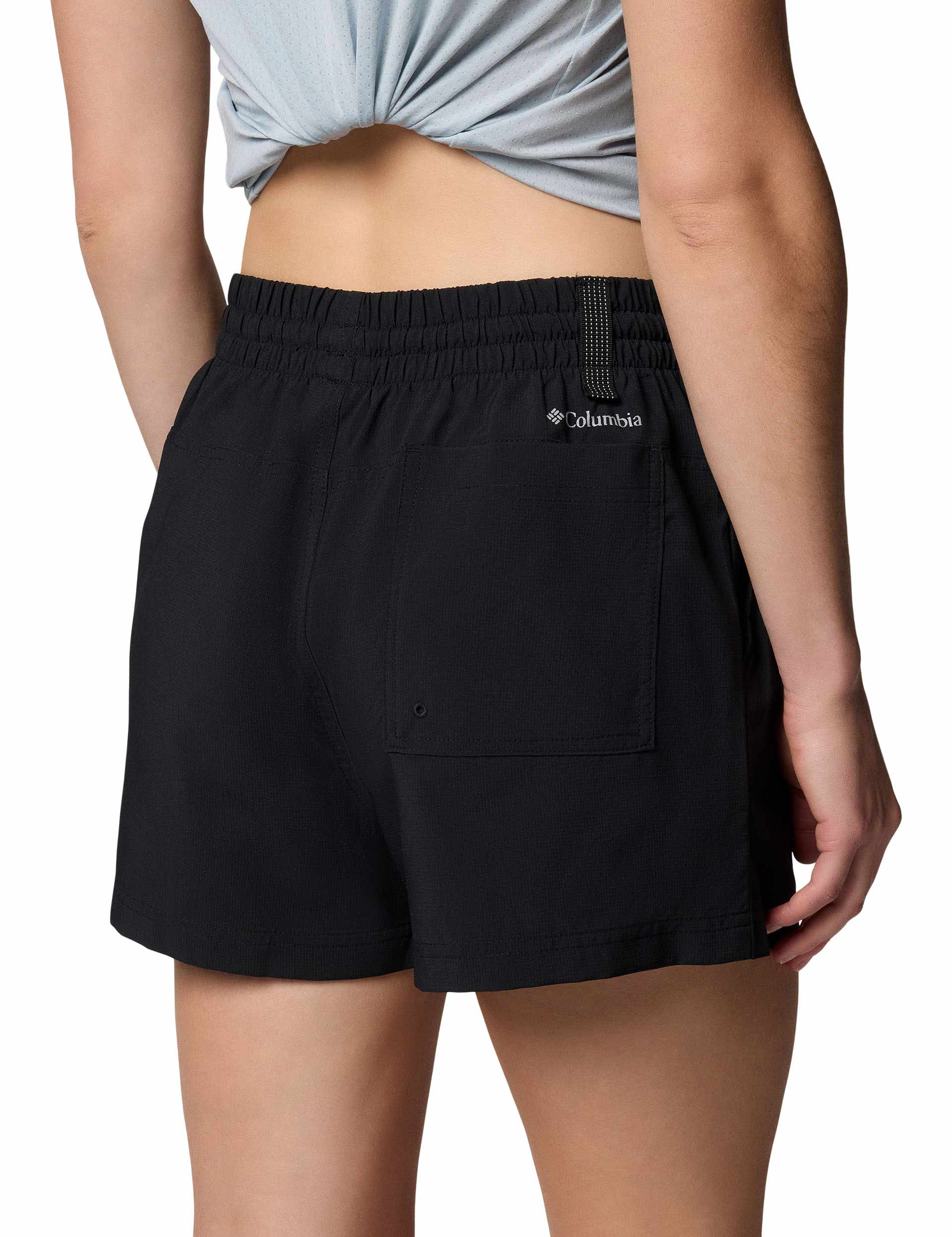 BlueVista Men's Hiking Shorts - Lightweight Quick-Dry Outdoor Adventure Shorts with Pockets for Camping, Running & Travel - Black