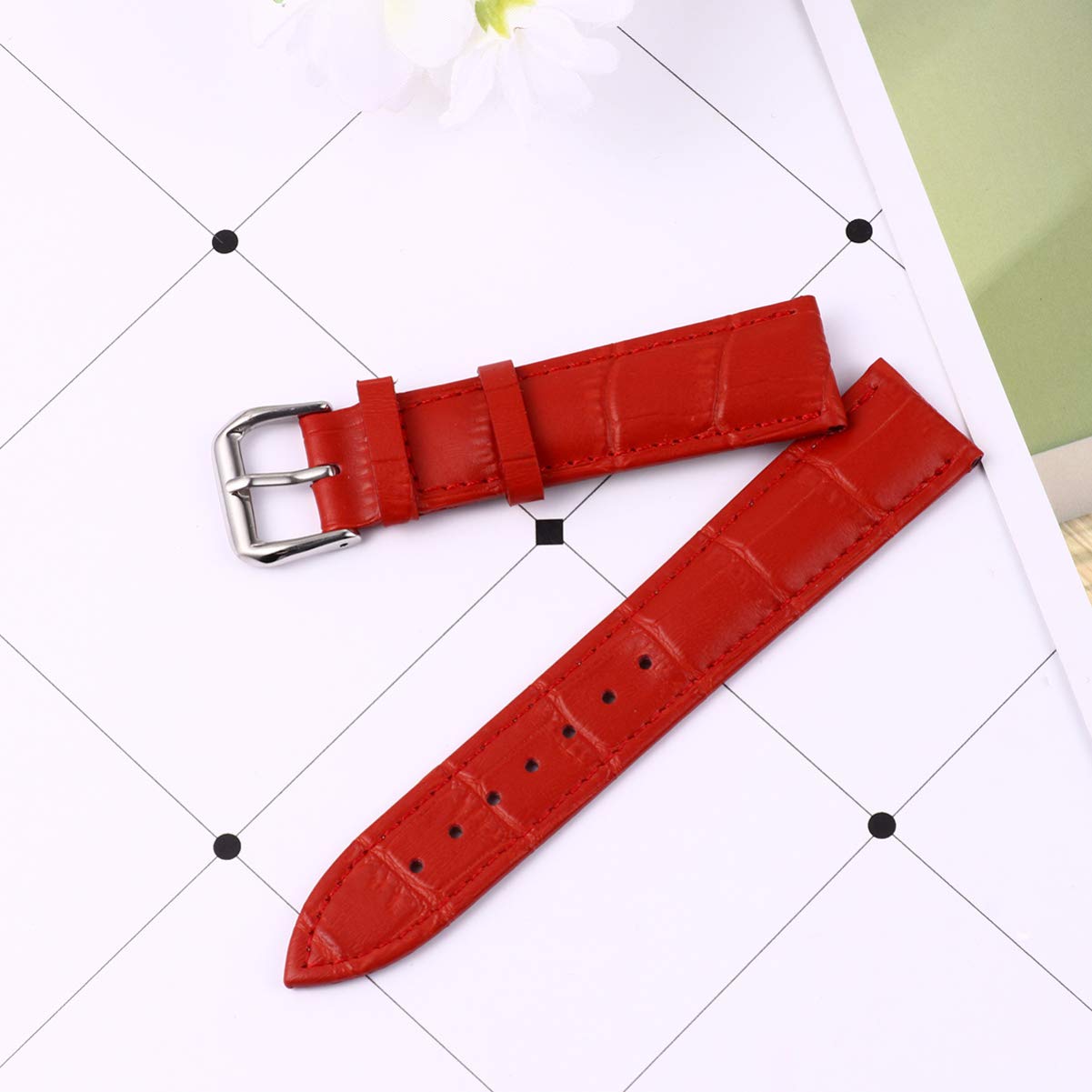 Hemobllo Stylish Women's Leather Watch Band Replacement - Adjustable Fashion Watch Strap for Apple Watch, Fitbit & More - Perfect for Work, Gym & Everyday Wear
