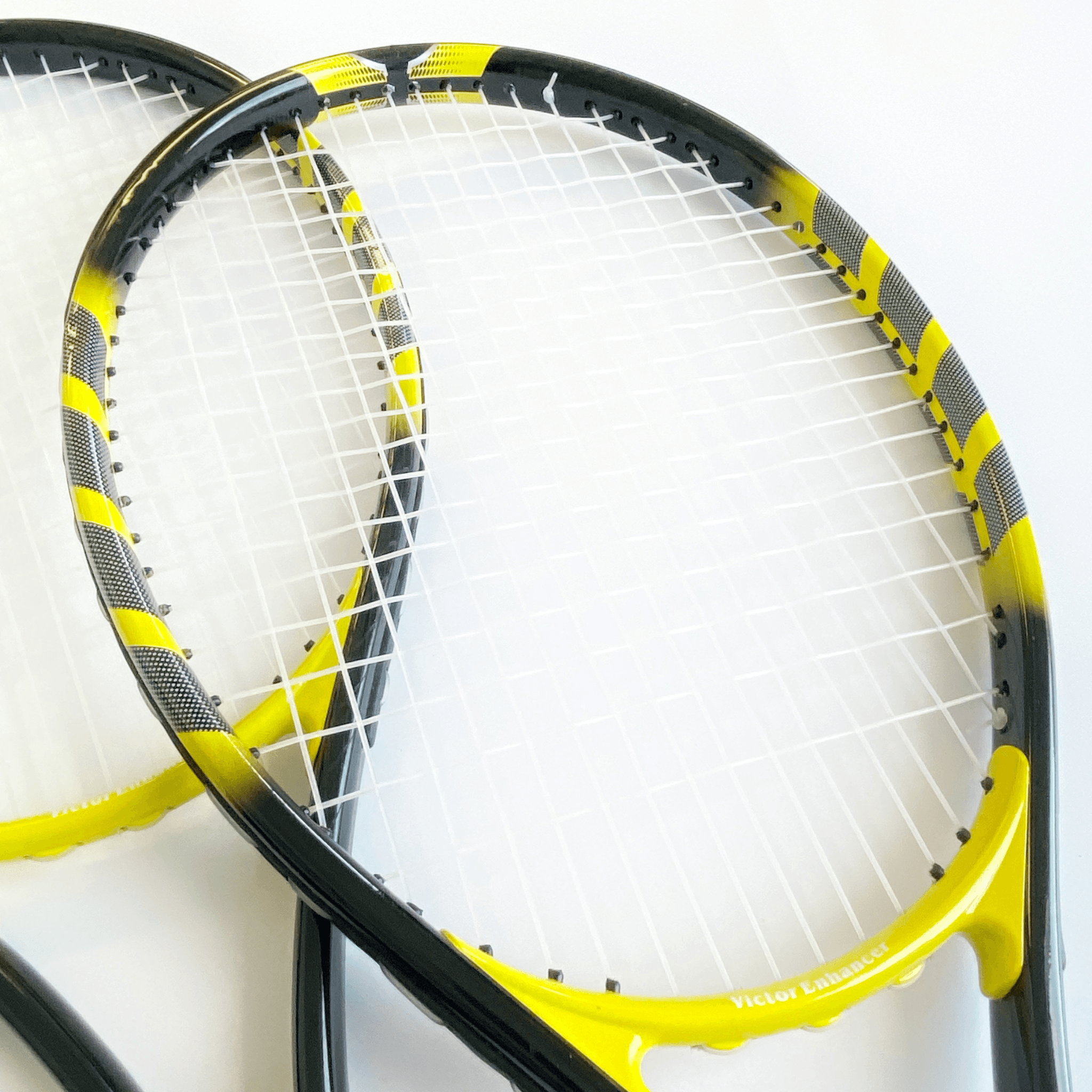Victor Enhancer Tennis Racket Set - Professional Tennis Racket with Premium Grip & Shock Absorber - Perfect for Beginners & Advanced Players - Ideal for Court Training & Competitive Matches