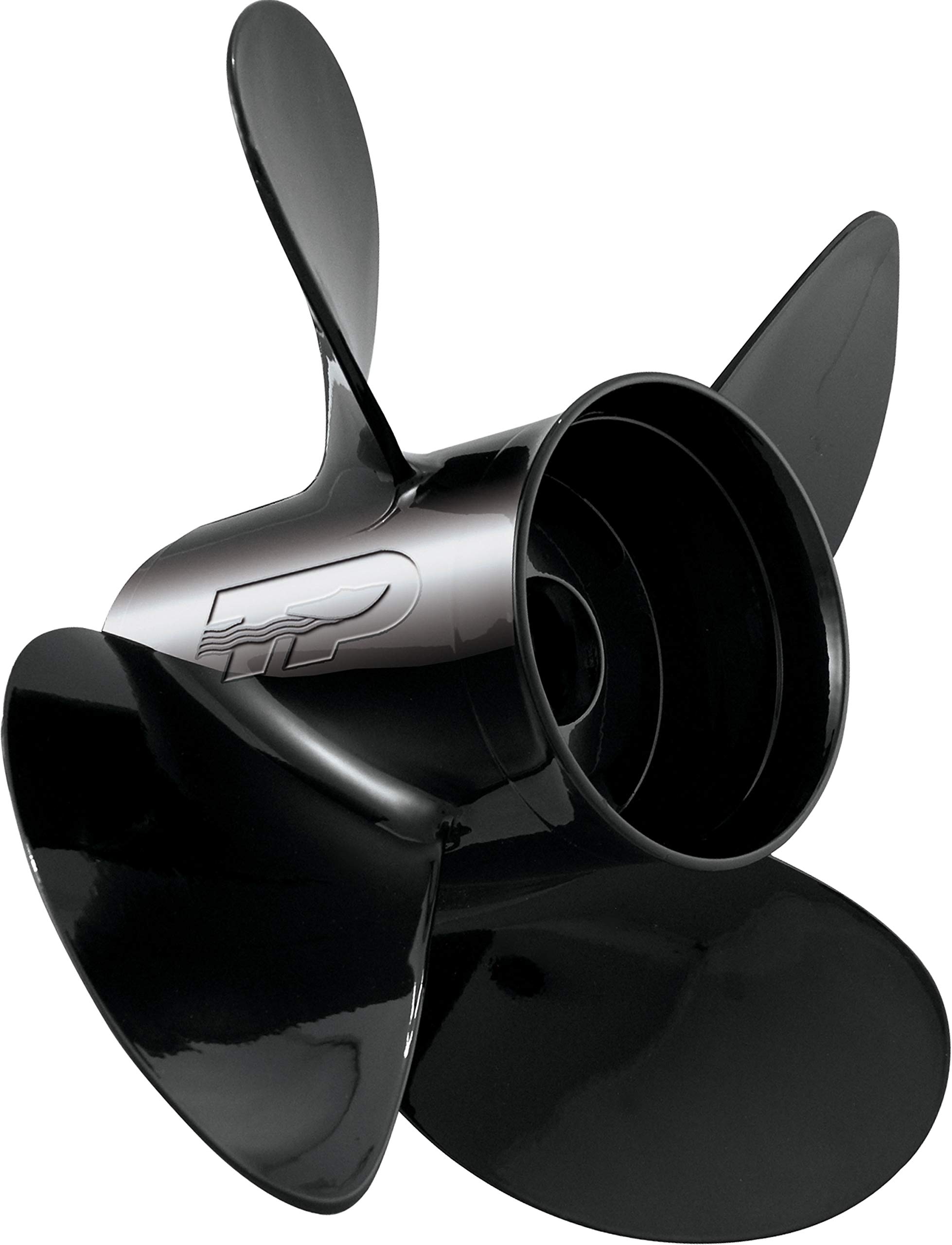 Turning Point Propellers Hustler 4-Blade Aluminum Boat Propeller - High Performance Outboard Motor Propeller for Fishing, Skiing & Watersports