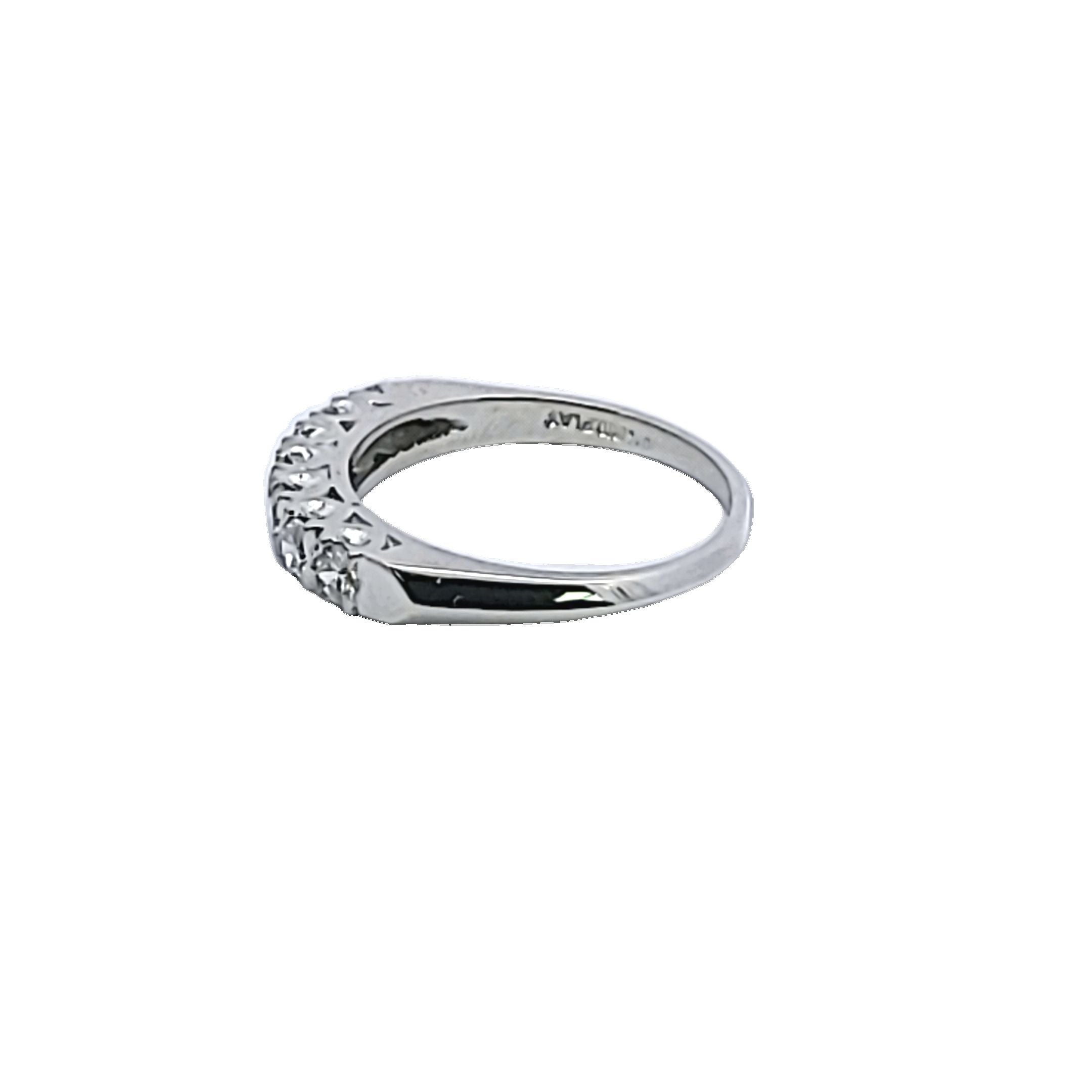 0.75 Carat Old European Cut H SI1 Diamond Platinum Band Ring - Vintage Engagement Wedding Ring for Women, Perfect for Proposals, Anniversaries & Special Occasions