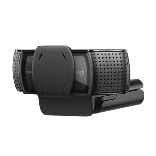 Logitech C920S Pro HD Webcam Bundle with Adjustable Stand, Ring Light & 4-Port USB Hub - Perfect for Zoom Meetings, Video Conferencing, Live Streaming & Online Classes