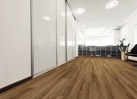 Coretec Pro Plus Enhanced Rocca Oak 7x48 Waterproof Luxury Vinyl Plank Flooring - Perfect for Living Rooms, Bedrooms & High-Traffic Areas