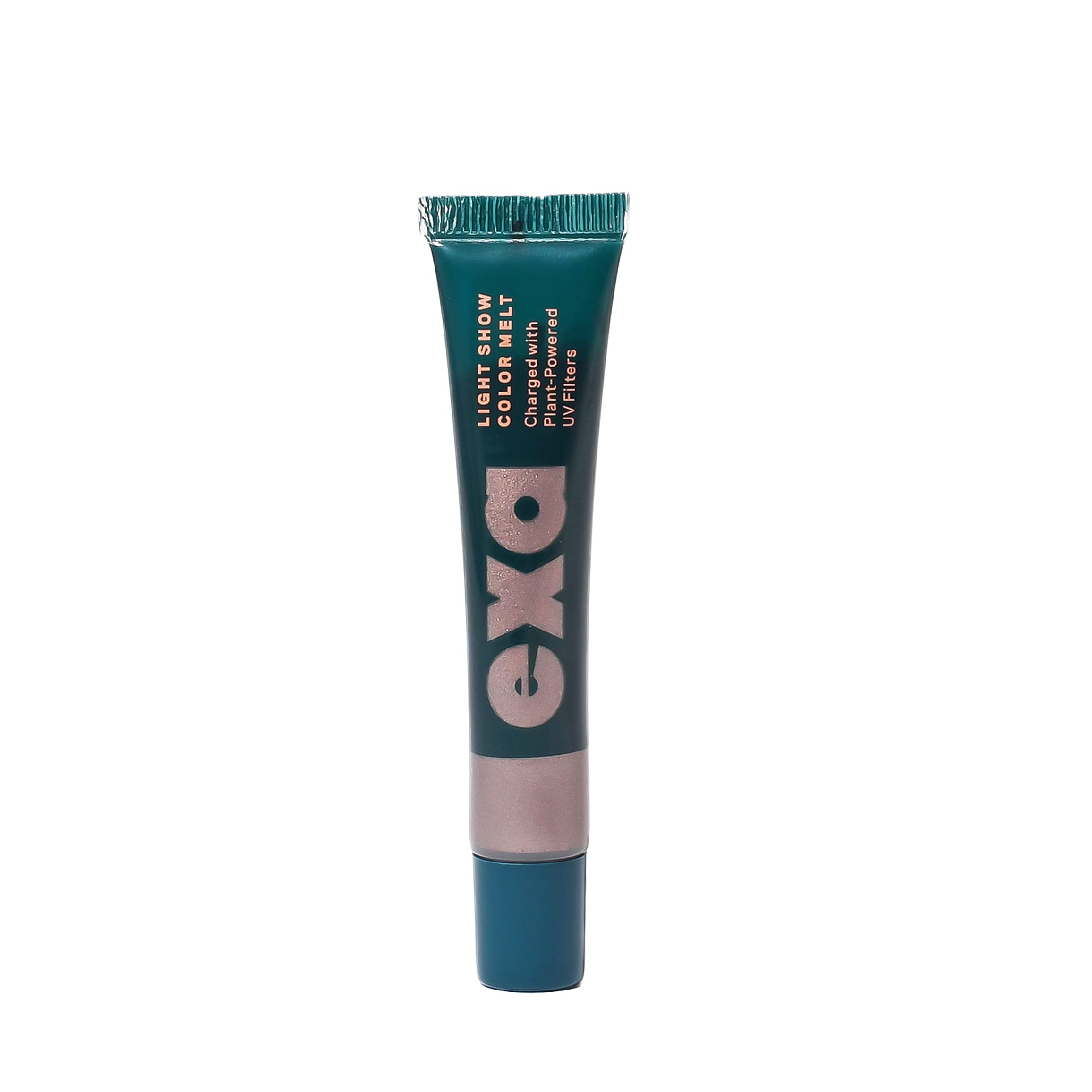Exa Beauty Natural Light Show Color Melt Foil - Vegan & Cruelty-Free Metallic Eyeshadow, Face & Body Makeup in Smokey Taupe | Perfect for Party, Festival & Night Out Glam Looks