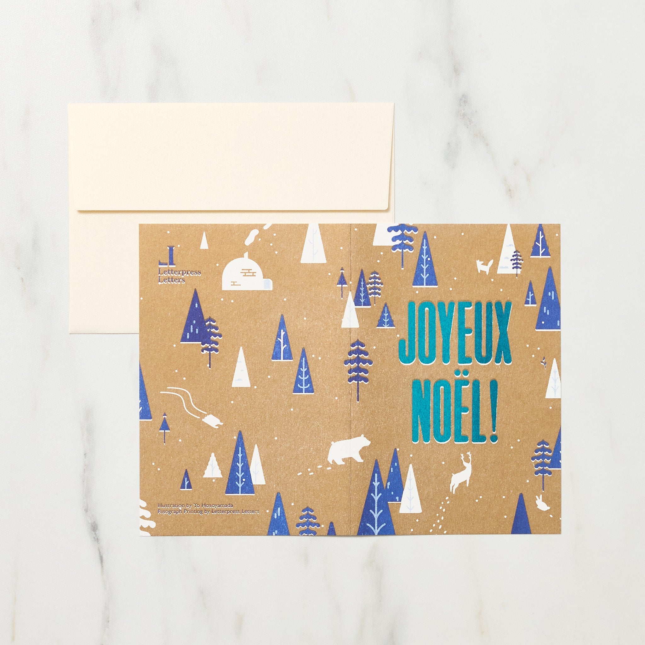 Festive Christmas Greeting Cards - Elegant Letterpress Holiday Cards for Family & Friends | Perfect for Holiday Wishes, Office Gifts & Festive Decorations