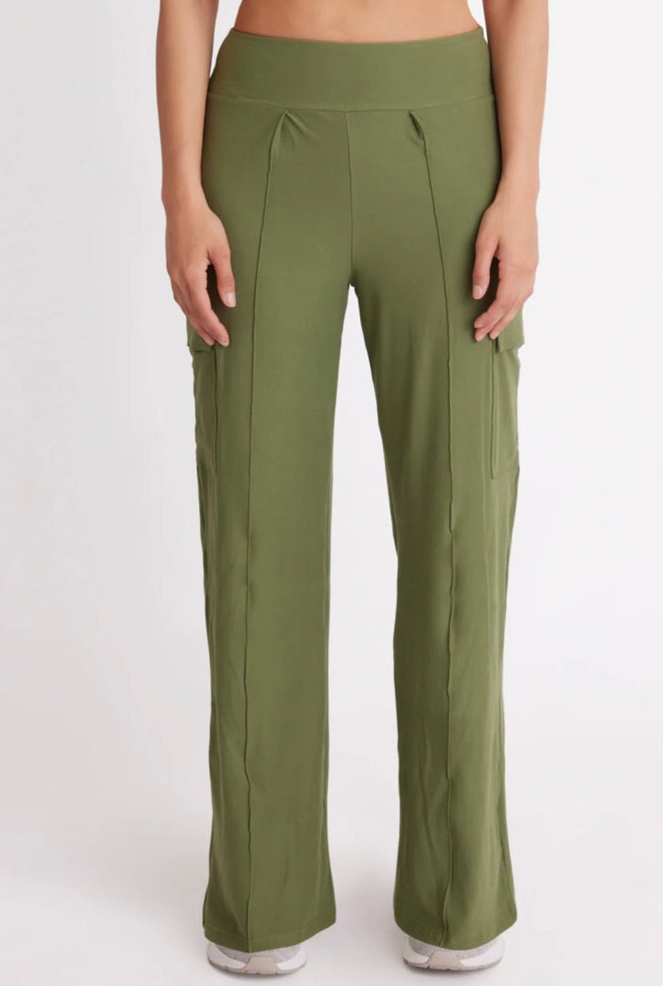 **Stylish Eucalyptus Cargo Pants for Men & Women - Comfortable Outdoor Hiking & Travel Pants - Trendy Streetwear & Casual Wear**