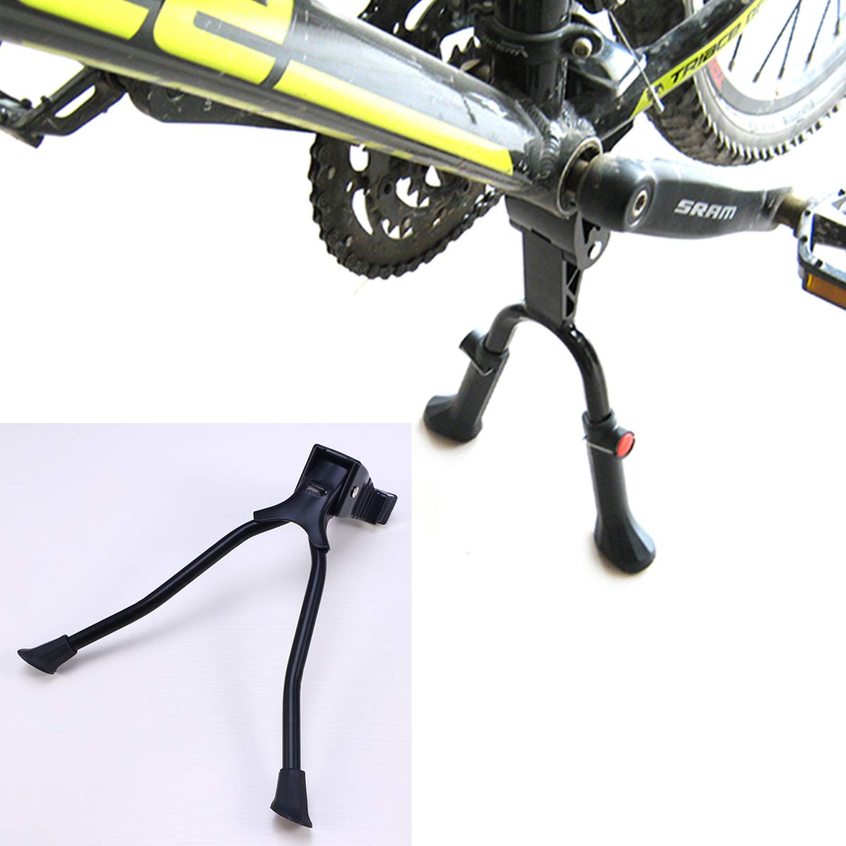 VORCOOL Center Mount Double Leg Bike Kickstand - Heavy Duty Bicycle Stand for 26