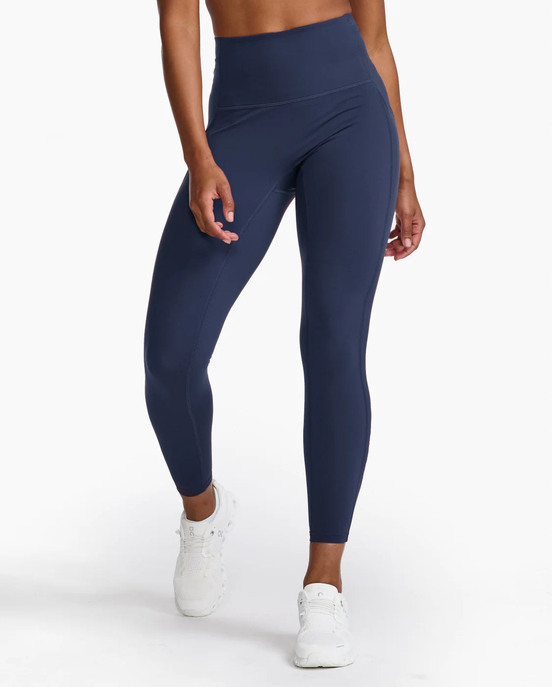 Form Stash Hi Rise Compression Tight 2.0 - High Waist Yoga Pants for Women, Midnight Black - Perfect for Workout, Running, Yoga & Gym