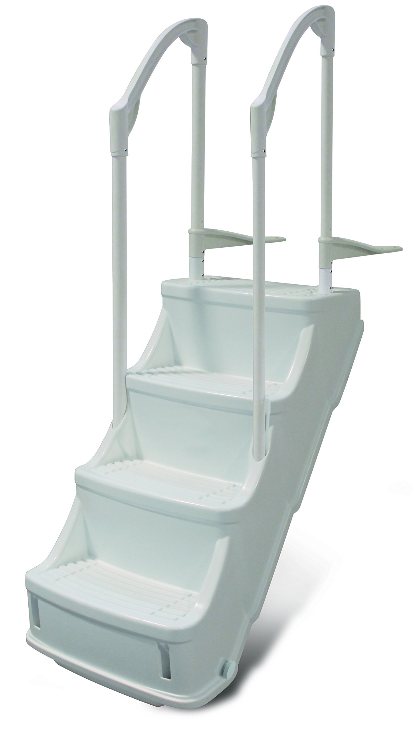Above Ground Pool Step Ladder - Easy Drop-In Entry & Exit for Safe Swimming | Perfect for Inground & Above Ground Pools, Backyard, Family Use