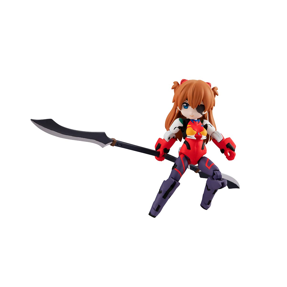 Megahouse Desktop Army Evangelion Movie Shikinami Asuka Langley & Evangelion Unit-02 Action Figure Set - Collectible Anime Model for Display, Gifts & Home Decor