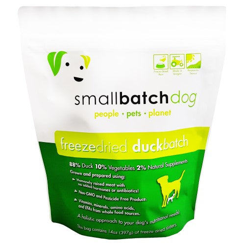 Premium Freeze-Dried Duck Dog Food Sliders - Small Batch, Grain-Free, High Protein for Puppies & Adult Dogs - Perfect for Training, Travel & Outdoor Adventures
