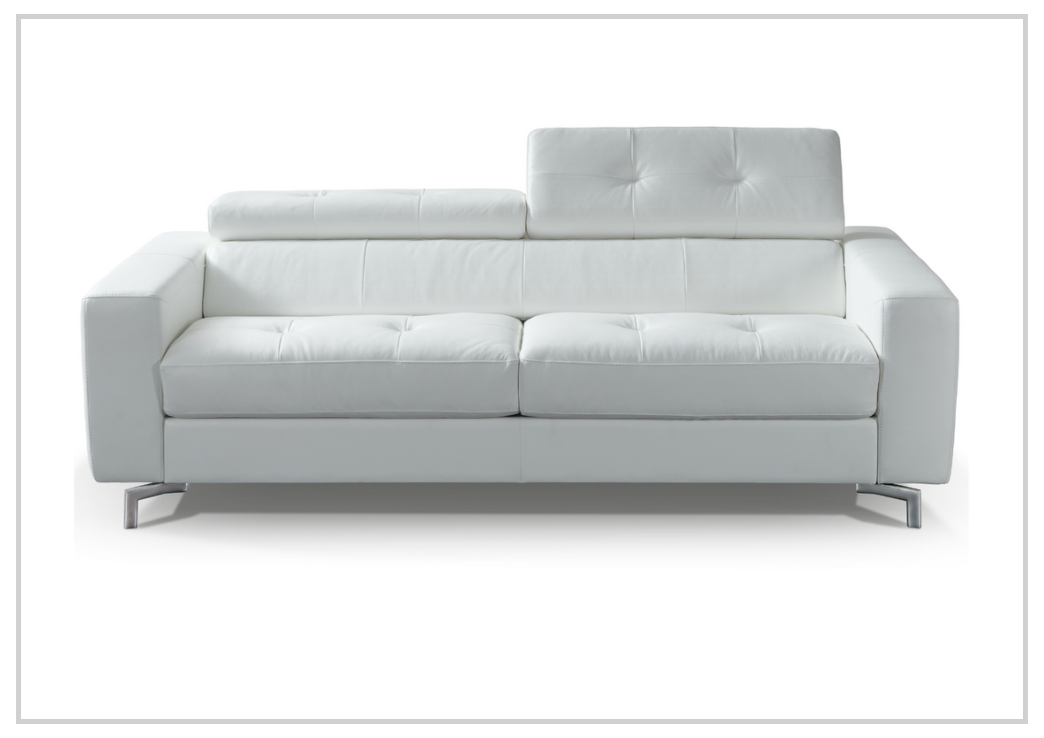 Kathy Ireland Tevere Top Grain Leather Queen Sleeper Sofa - Convertible Sofa Bed with Premium Leather Upholstery for Living Room, Guest Room & Small Spaces