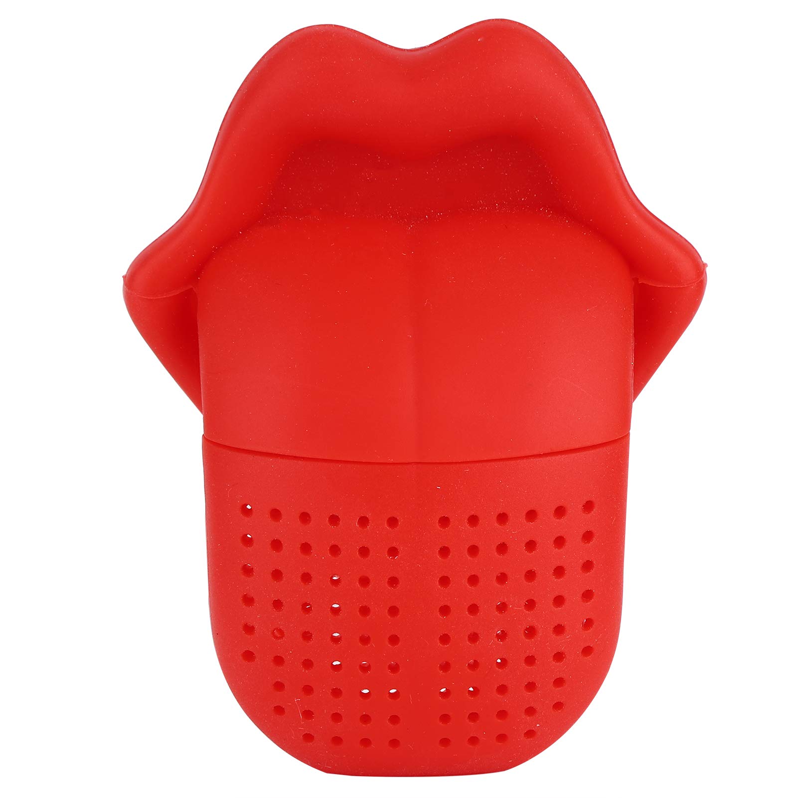 Reusable Silicone Tea Leaf Infuser Filter - Tongue-Shaped Strainer for Loose Leaf Tea | Eco-Friendly Tea Diffuser for Home & Office Use | Perfect for Green Tea, Herbal Tea & Iced Tea Brewing