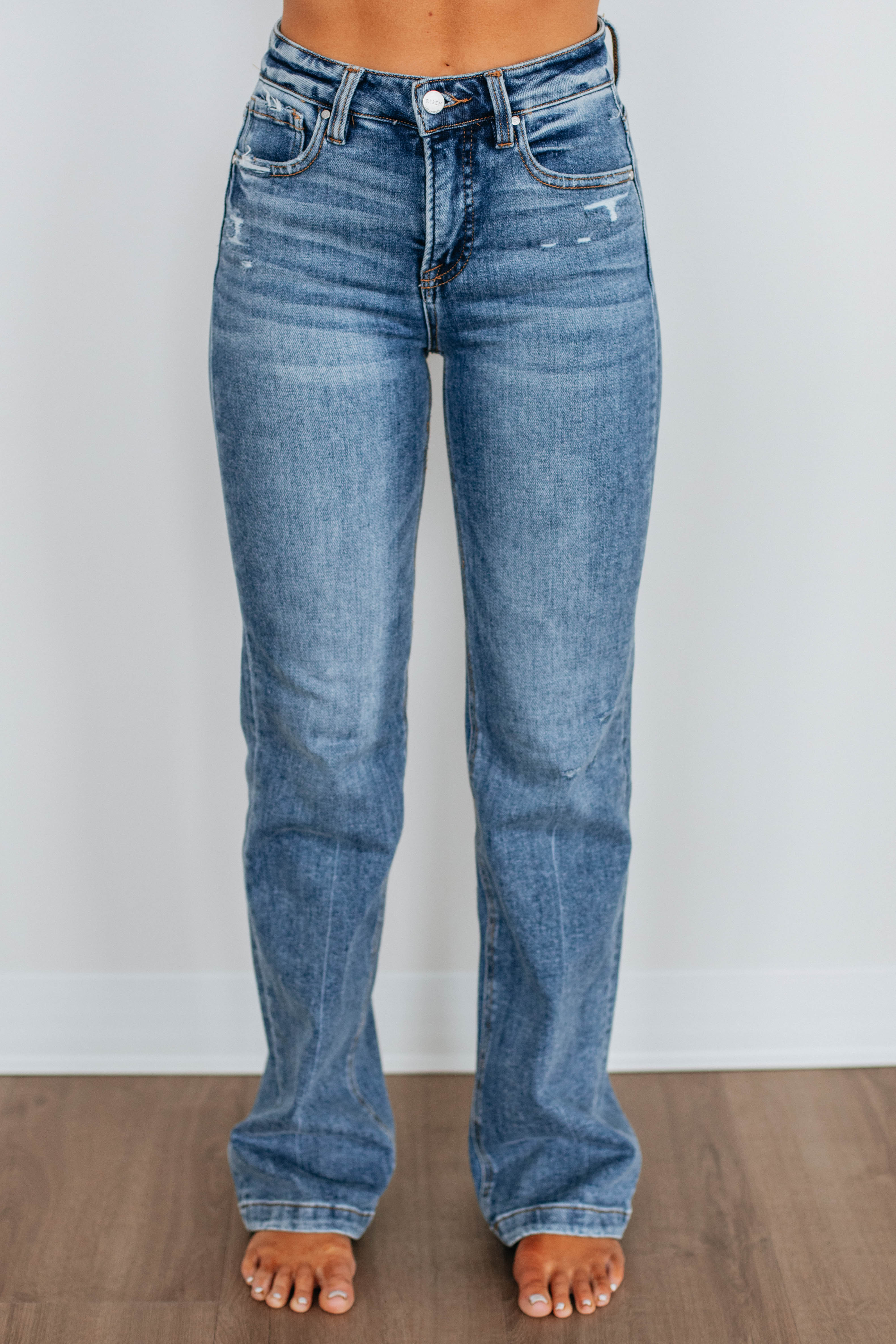 Emily Risen Women's High Waist Skinny Jeans - Stretch Denim Pants for Casual Wear & Night Out