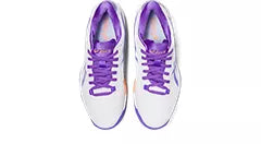 Asics Women's Solution Speed FF 2 Tennis Shoes - White/Amethyst - Lightweight & Breathable for Competitive Play | Perfect for Court Matches & Training Sessions