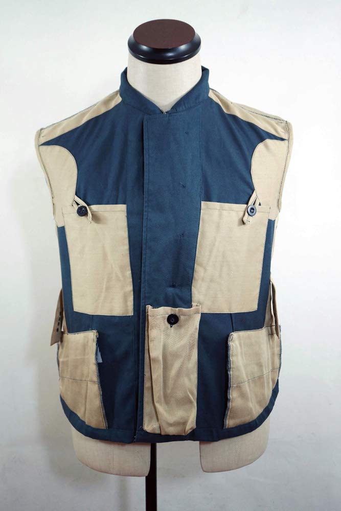 WWII German Luftwaffe Summer Flight Tunic - Blue Grey Military Uniform for Reenactment & Historical Collectors | Perfect for WWII Events, Cosplay & Air Shows