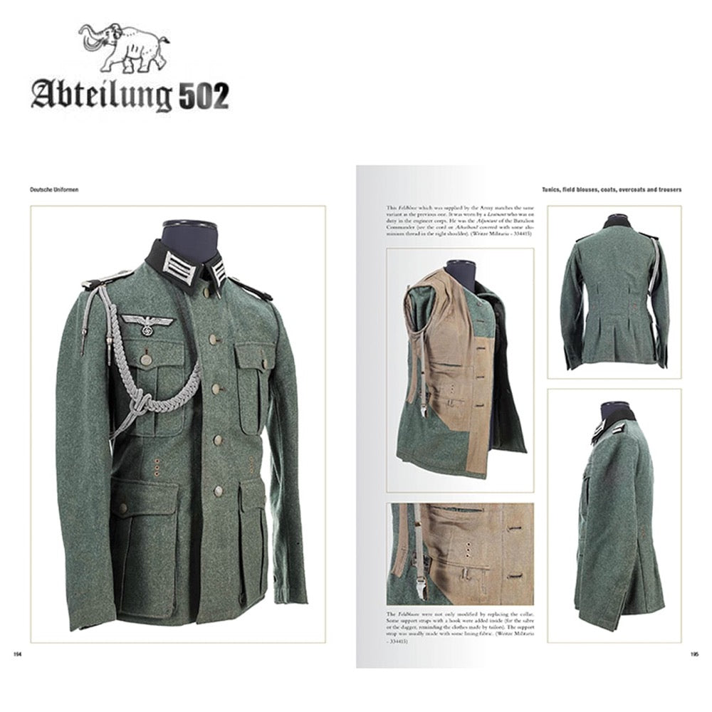 AK Interactive ABT738 German Uniforms 1919-1945: The Uniform of the German Soldier Volume II (1935-1945) - Perfect for Historical Reenactments & Military Collectors