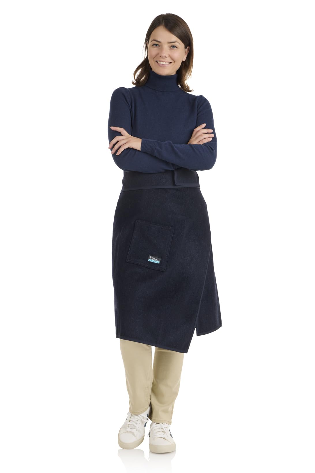 Premium Navy Cashmere Wearable Blanket - Soft & Cozy for Home, Office, and Travel Comfort