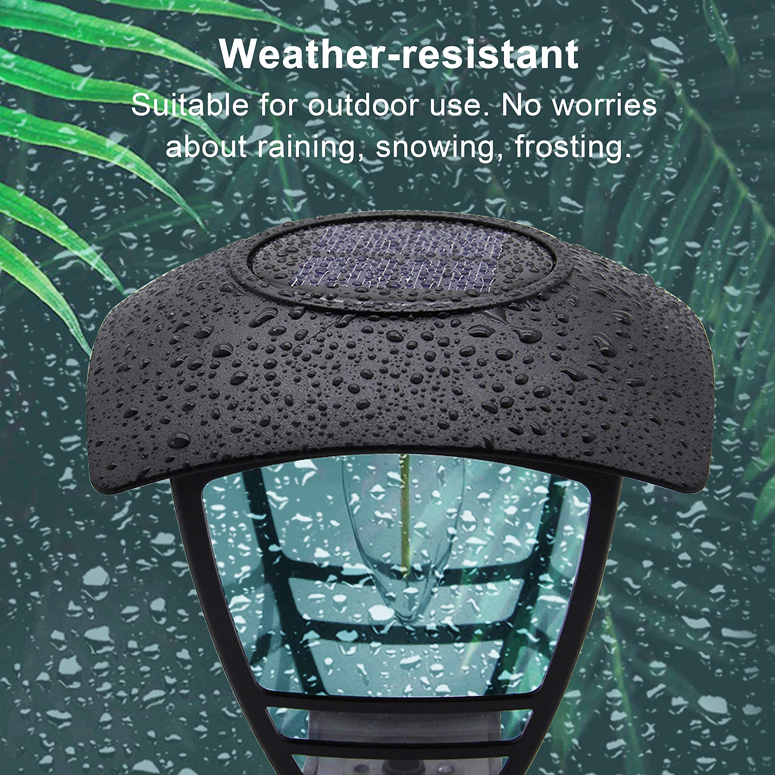MAGGIFT 2 Pack Solar Powered Outdoor Wall Lantern - 10 Lumen LED Edison Bulb, Warm White Solar Lights with Wall Mount Kit, No Wiring Required - Perfect for Patio, Garden, Porch & Pathway Lighting