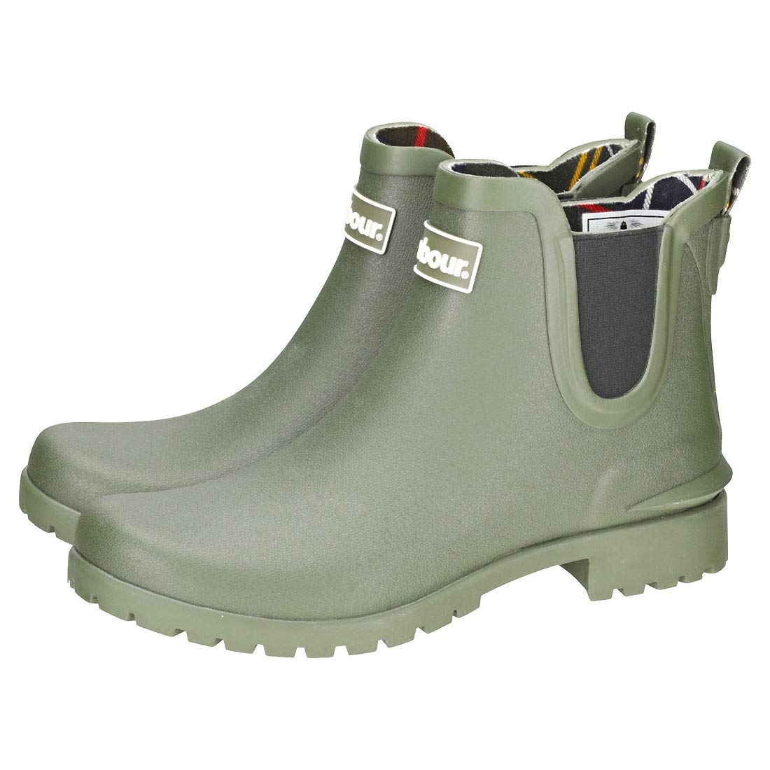 Barbour Women's Wilton Snow Wellingtons - Waterproof Chelsea Rubber Boots for Winter & Rain - Olive Green Size 5 - Perfect for Snowy Days, Hiking & Outdoor Adventures