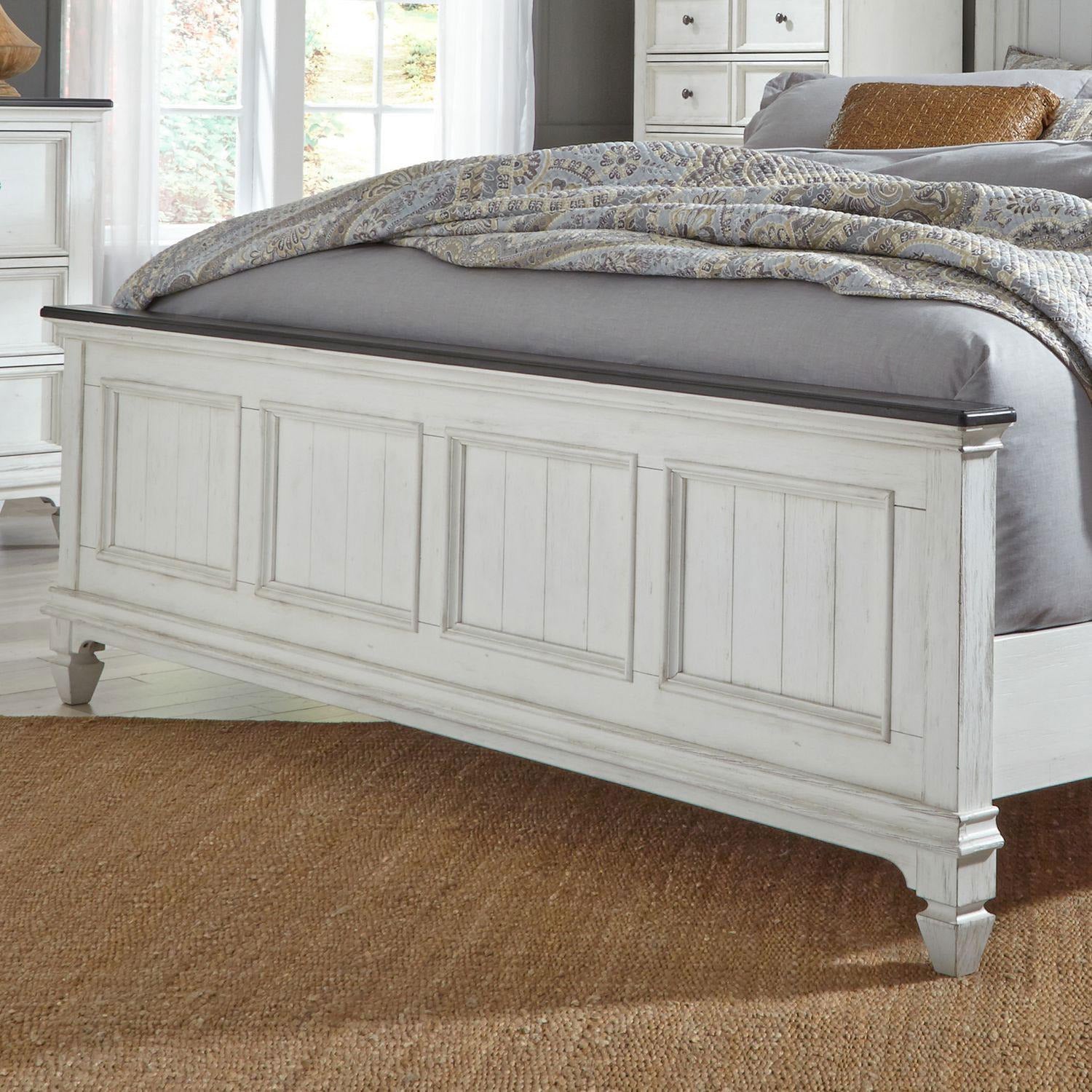 Allyson Park Queen Bedroom Set - Modern Bed Frame, Nightstand & Dresser - Perfect for Master Bedroom, Guest Room & Small Space Decor