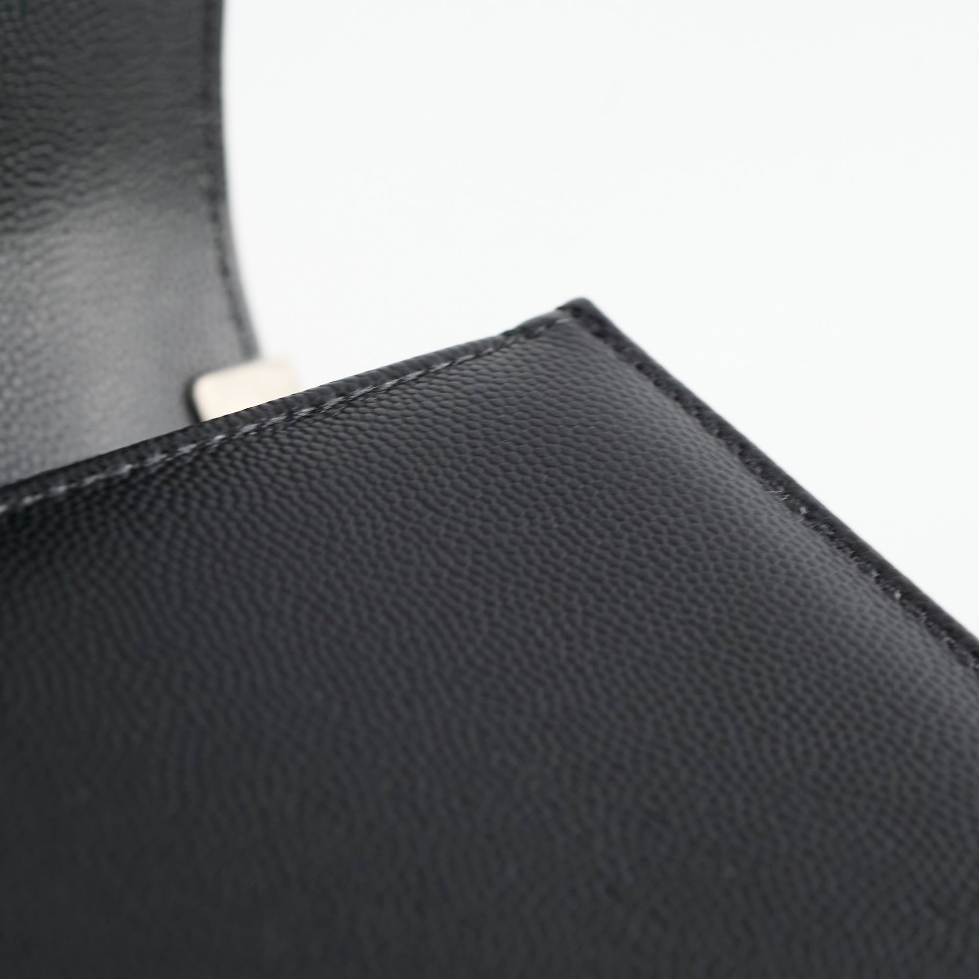 Chanel Caviar Old Medium Boy Bag Black 28cm - Luxury Designer Handbag for Women, Perfect for Evening Parties & Special Occasions