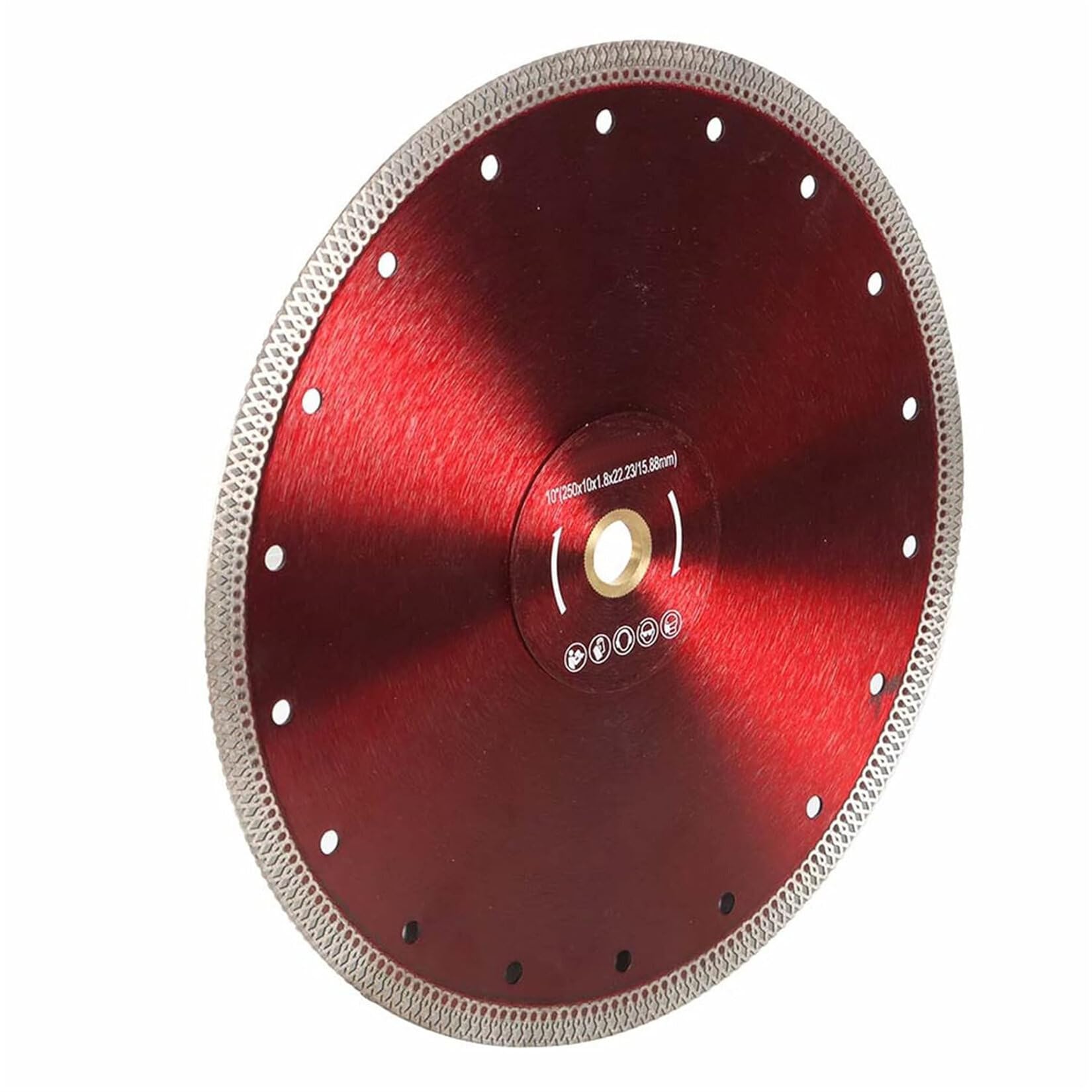 10 Inch Ultra Thin Diamond Porcelain Saw Blades - Wet/Dry Ceramic Cutting Disc Wheels for Tile, Granite, Marble | Perfect for DIY Home Renovation & Professional Tile Installation
