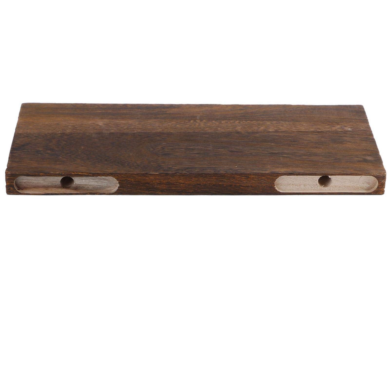 Brown Floating Shelves for Wall - 50x14x2cm Invisible Bracket Mounted Decorative Shelf | Perfect for Living Room, Bedroom, Bathroom & Kitchen Decor | Great for TV Background, Books Display & Partition Organization