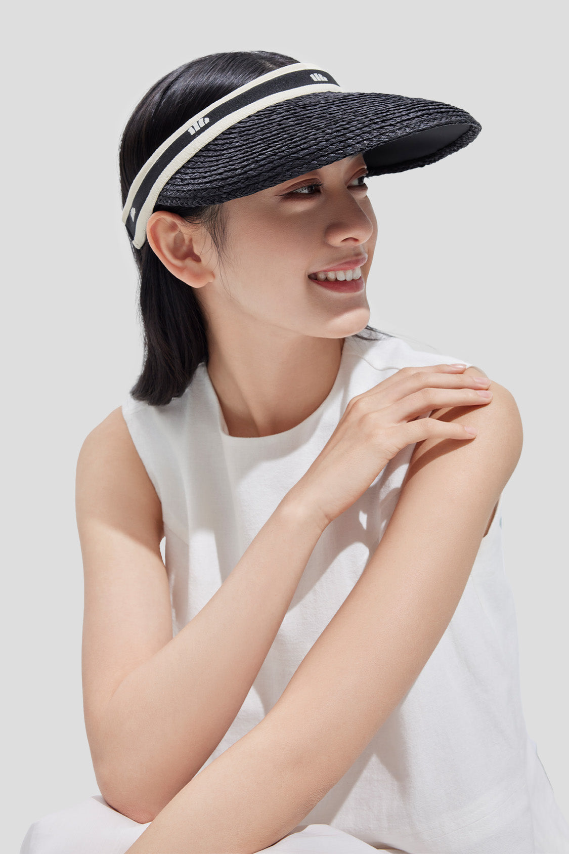 UPF50+ Women's Sun Protection Raffia Hat - Wide Brim Summer Beach Hat for Outdoor Activities, Travel & Gardening