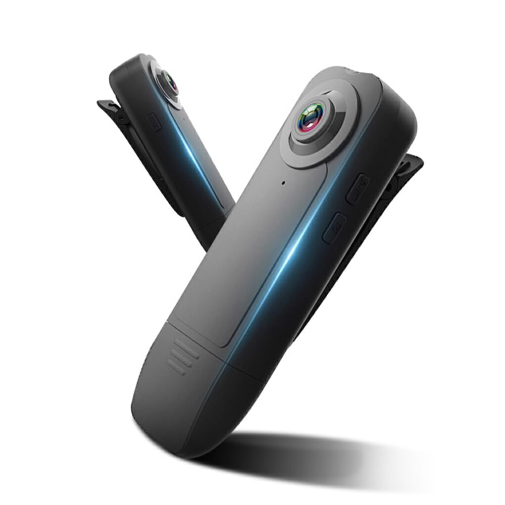 TWCRVIL Mini Body Camera HD 1080P/4K Video Recorder with Night Vision - Waterproof Sports Action Camera & Voice Recorder for Security, Police, Outdoor Adventures, and Evidence Recording