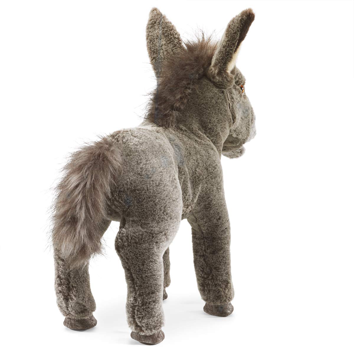 Folkmanis Baby Donkey Hand Puppet - Soft Brown & Tan Plush Toy for Storytelling, Education & Interactive Play - Perfect for Kids, Teachers & Puppet Shows