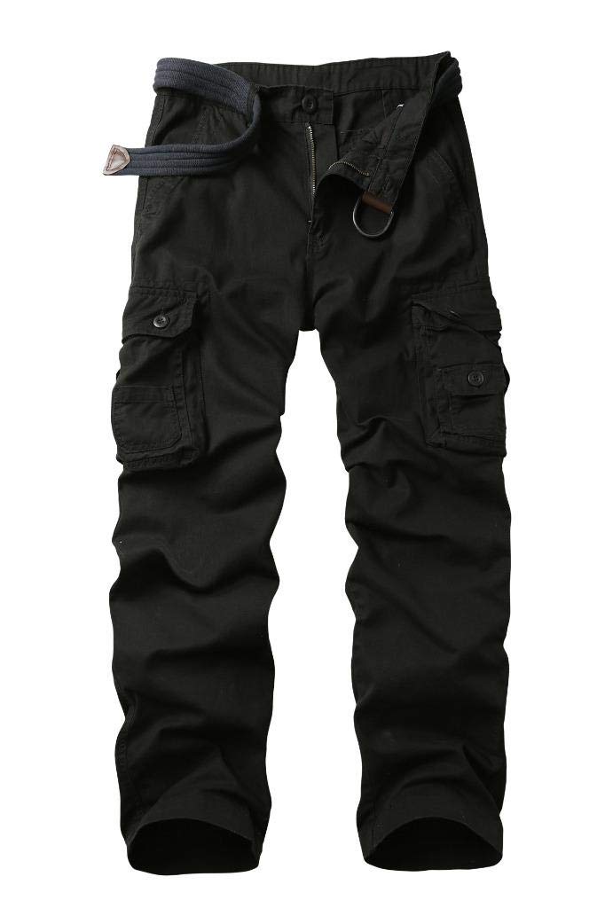 AKARMY Men's Tactical Cargo Pants - Military Camo Combat Work Pants with 8 Pockets (No Belt Included) - Perfect for Outdoor Hiking, Camping & Tactical Operations