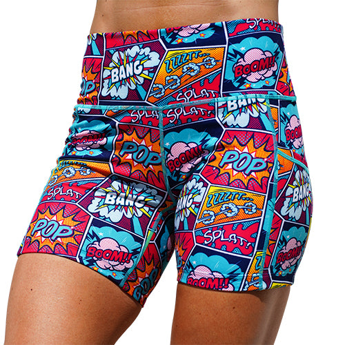 Knockout Women's Athletic Shorts - High Waist Workout Running Yoga Gym Shorts for Women | Comfortable & Breathable Activewear for Fitness & Casual Wear