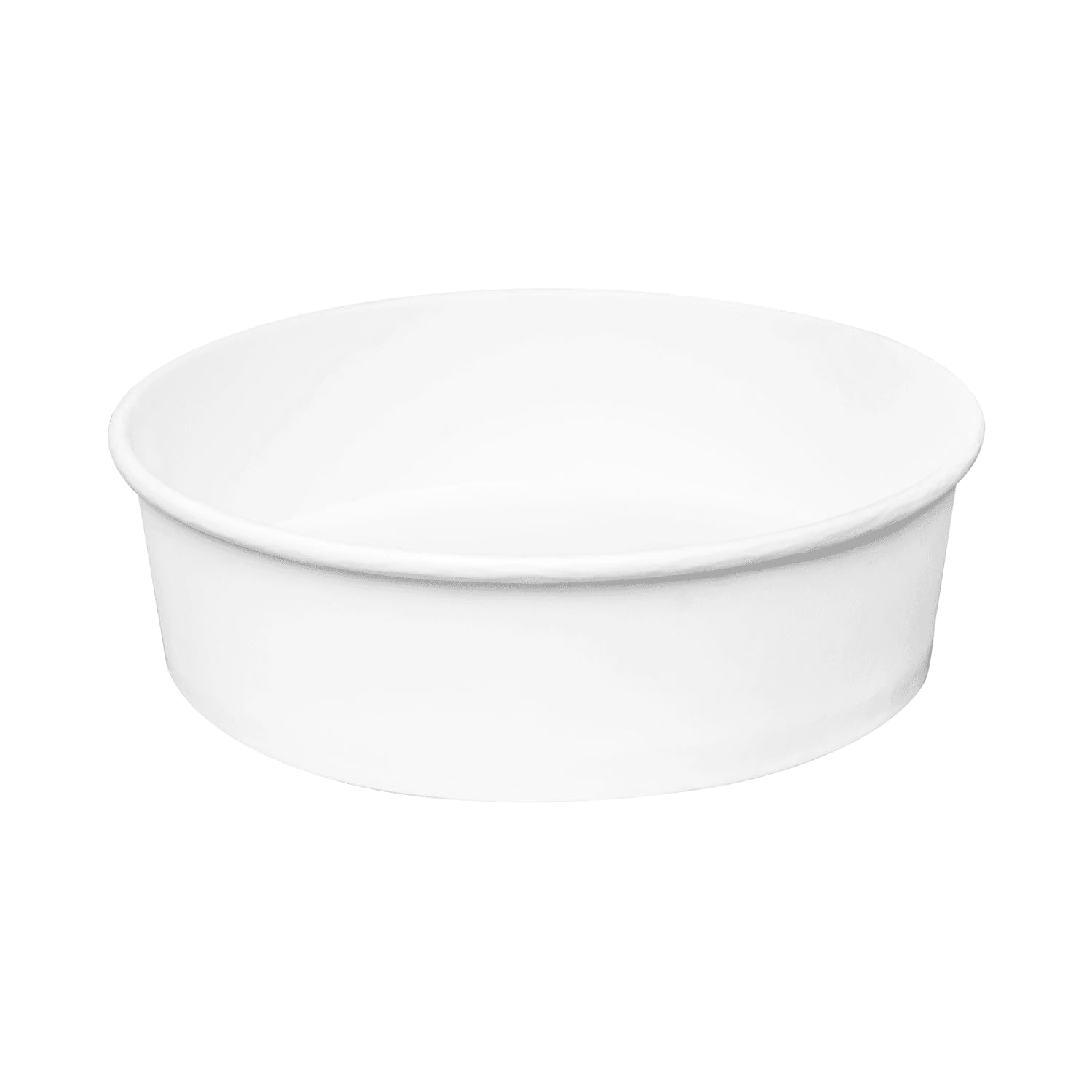 Karat FP-PSB48 48 oz. Paper Short Buckets (Case of 270) - Disposable Food Containers for Takeout, Catering & Bulk Storage - Perfect for Restaurants, Cafes & Events