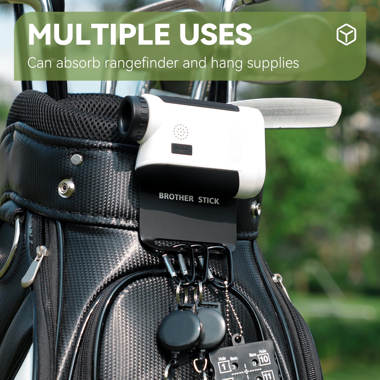 **Magnetic Golf Bag Accessories Set – Metal Landing Pads, Golf Club Bag Holder, Golf Rangefinder & Towel Clip, Golf Flask & Carabiner for Men (Perfect for Driving Range & Course Use)**    *(Optimized for SEO with keywords like 
