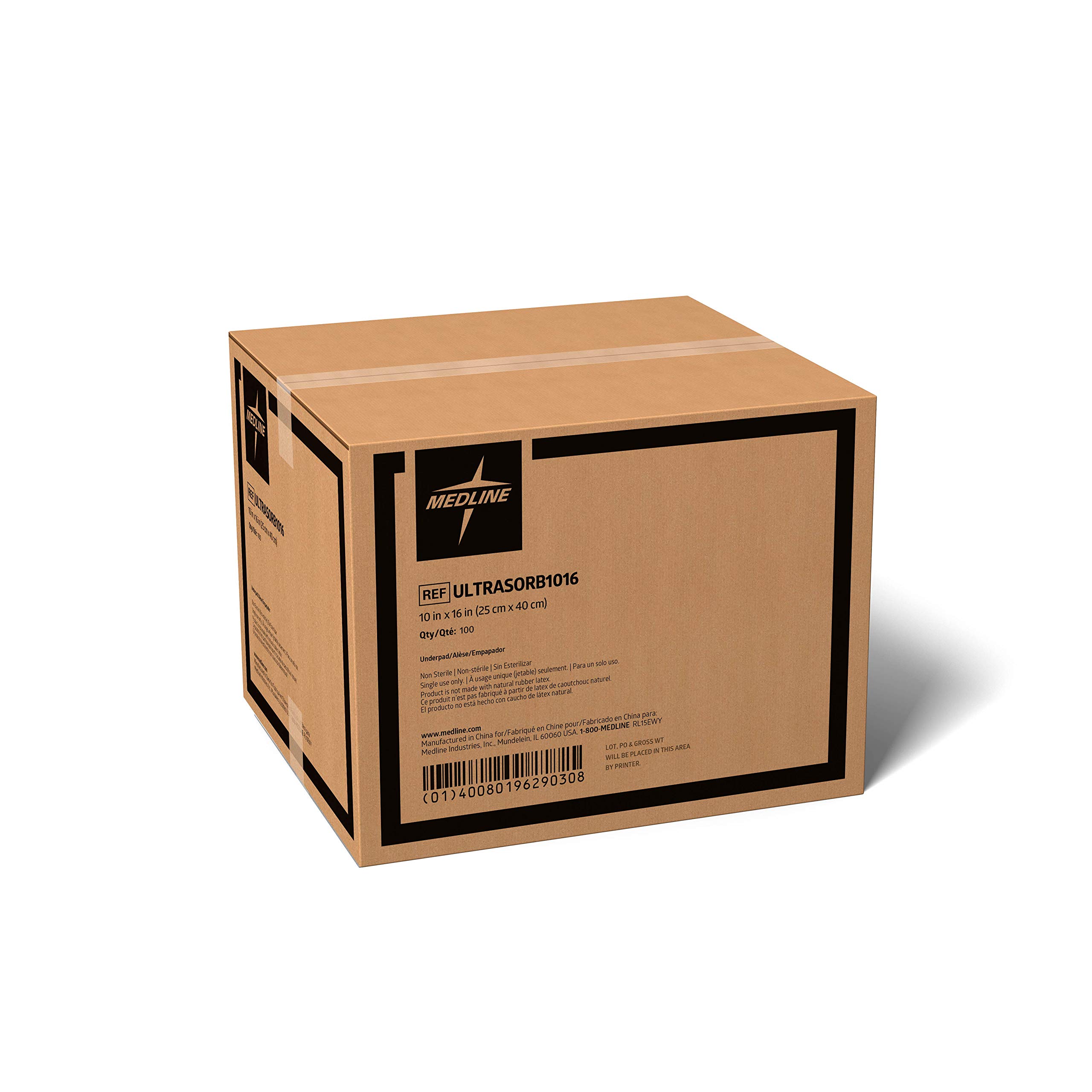 Medline Ultrasorbs Premium Disposable Underpads - 10