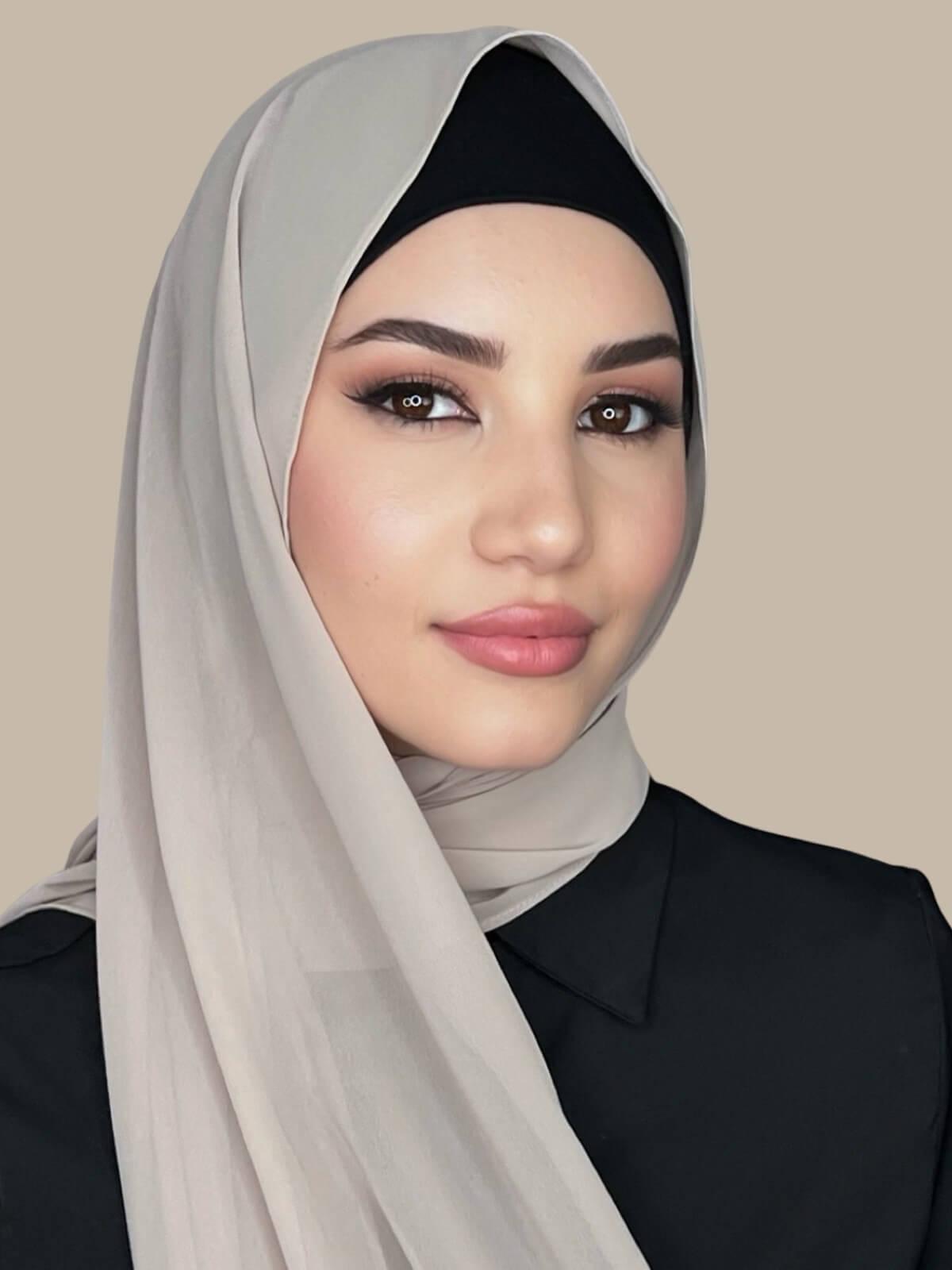 Premium Luxury Chiffon Hijab Scarf - Soft Breathable Muslim Headscarf for Women - Perfect for Daily Wear, Prayer, and Special Occasions