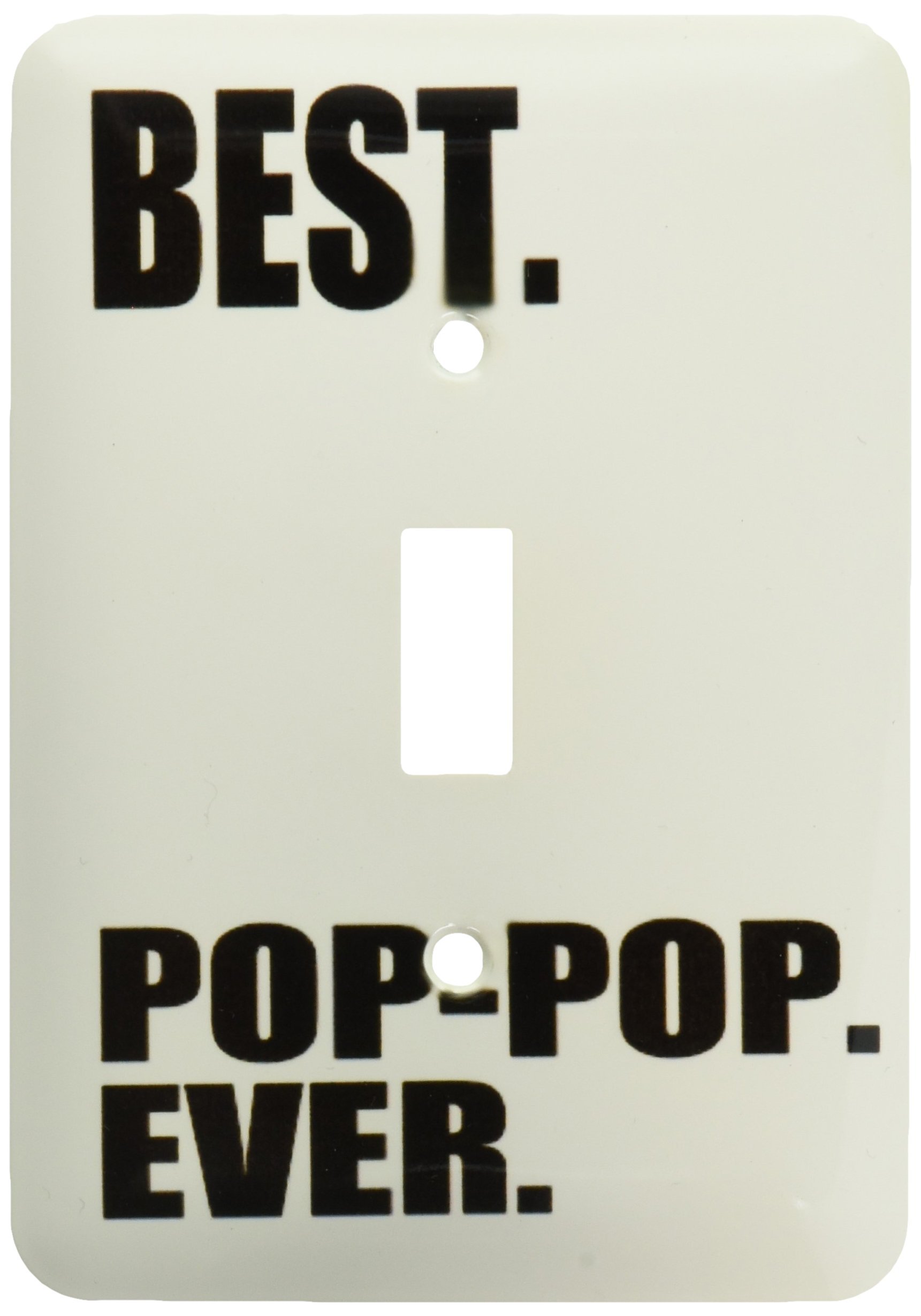 Best Pop-Pop Ever Gifts for Grandfathers - Funny Grandpa Nickname Black Text Family Gift with Single Toggle Switch - Perfect for Father's Day, Birthday & Retirement Presents