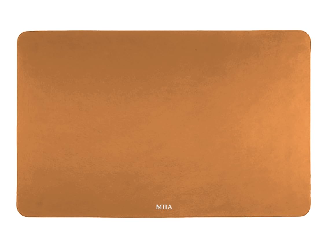 Premium Personalized Leather Desk Blotter - Engraved Office Desk Mat for Home & Work | Custom Leather Desk Pad with Monogram | Perfect for Home Office, Executive Workspace & Gift Giving