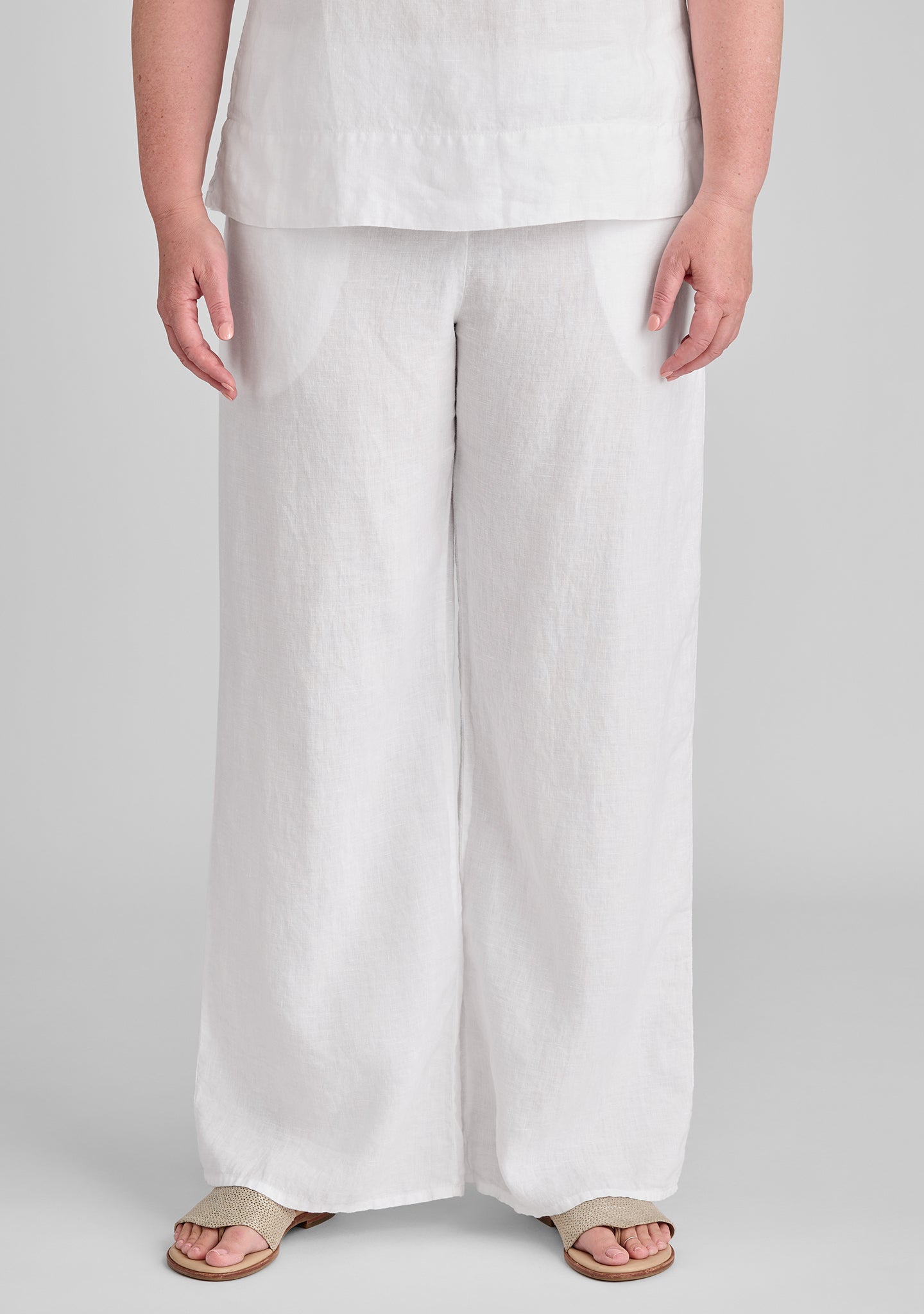 Flat Iron Pant - Linen Drawstring Pants for Women | Comfortable Casual Lounge Pants | Perfect for Yoga, Travel & Home Wear