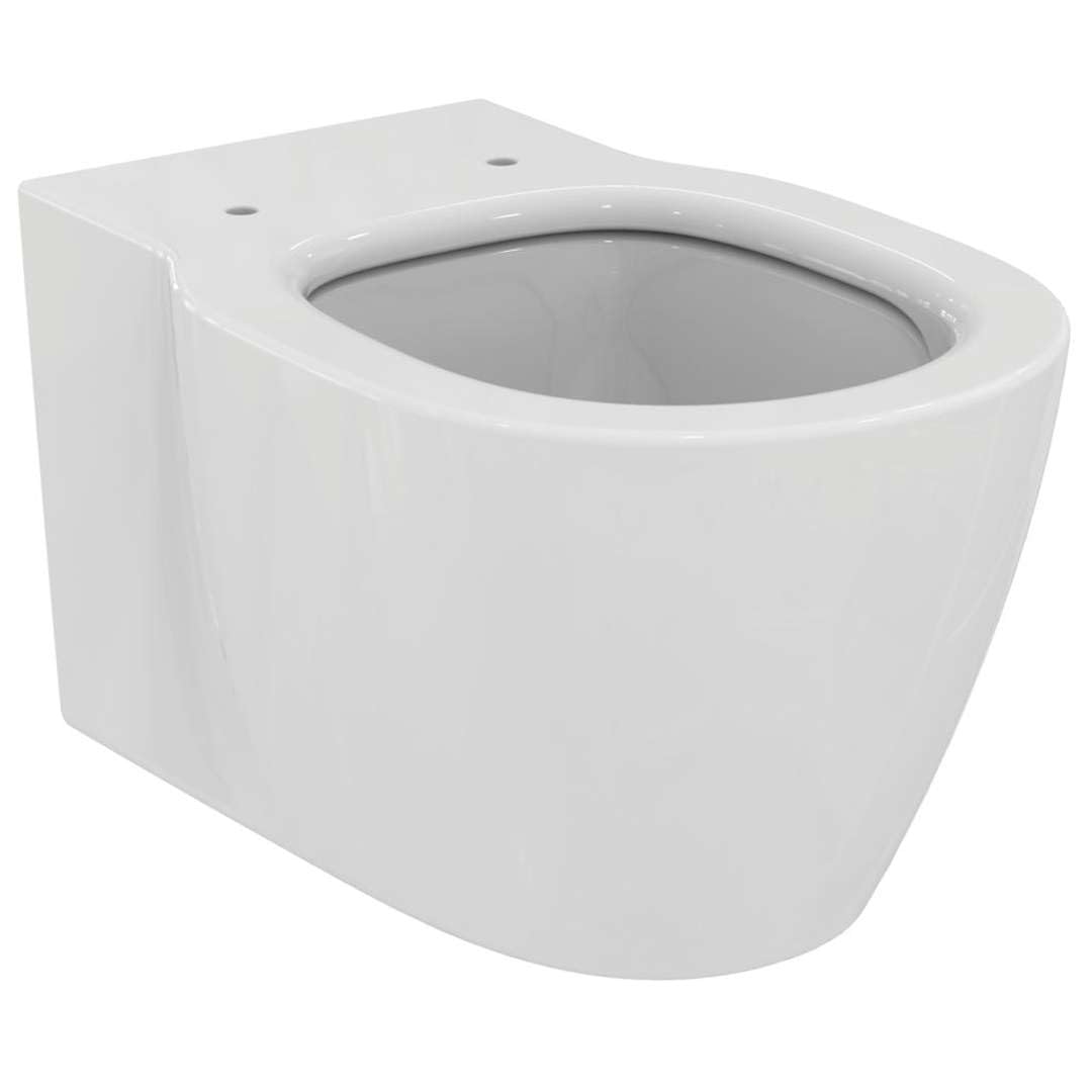 Ideal Standard Connect Wall-Hung Toilet AquaBlade E0479MA in White with Ideal Plus - Water-Efficient & Space-Saving Bathroom Solution for Modern Homes