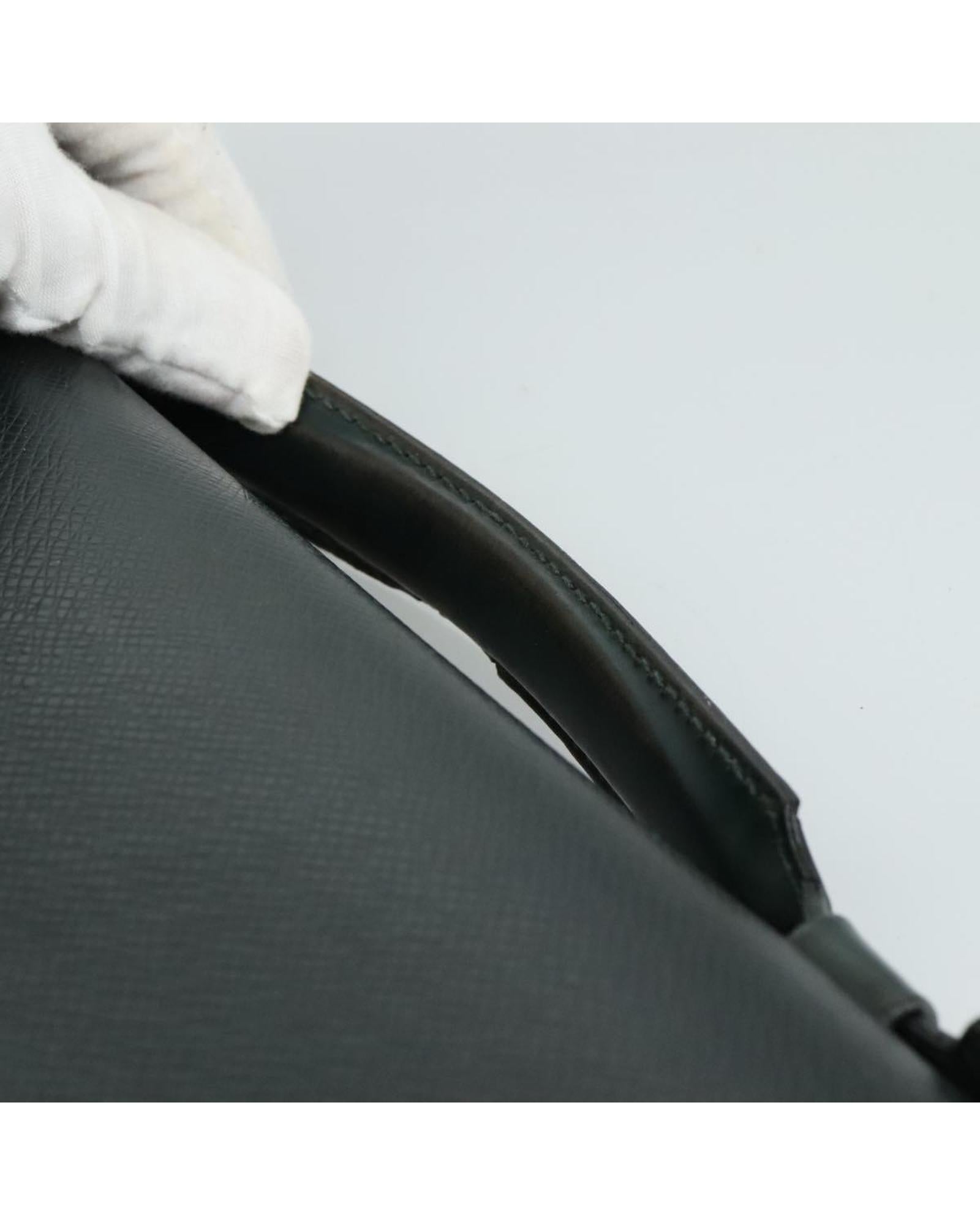 Premium Green Leather Attache Case with Secure Lock - Perfect for Business Travel, Office & Professional Document Storage