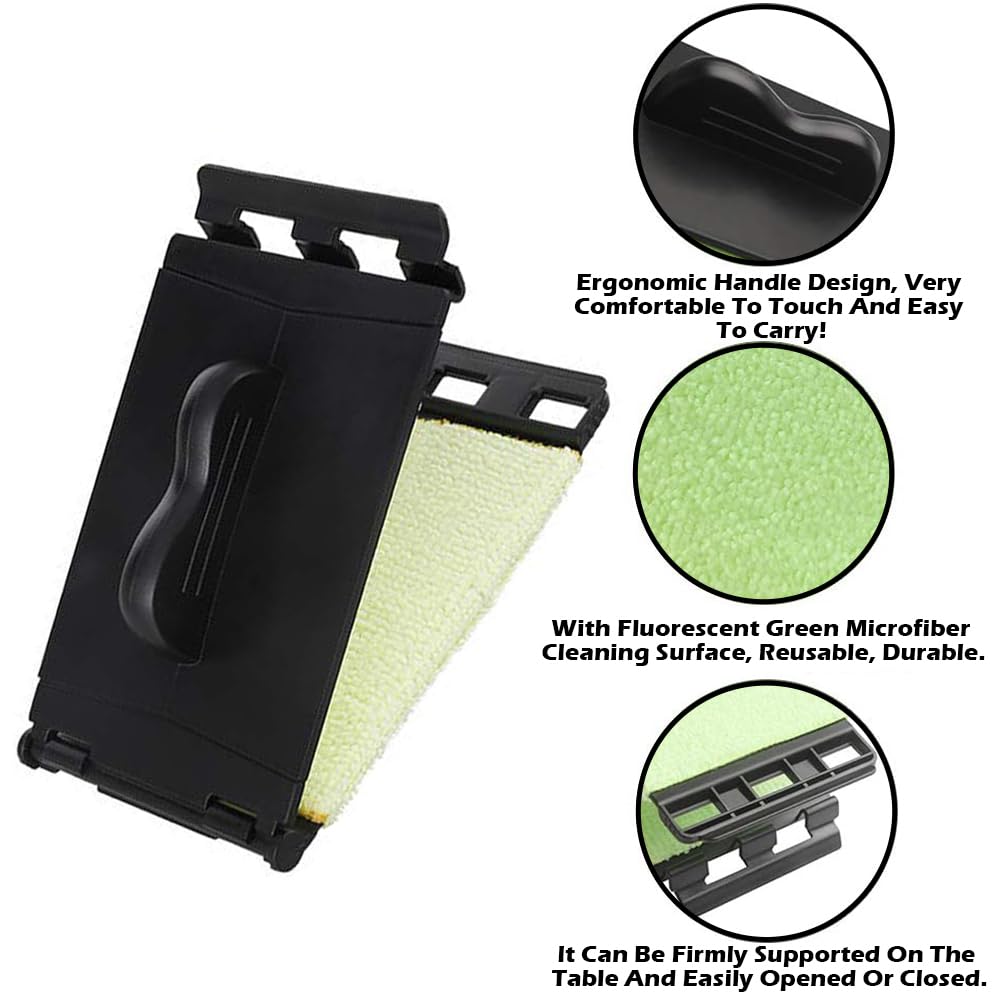 Premium Guitar Cleaner Kit - Dual Head String Derusting Brush & Fretboard Cloth for Guitar, Bass, Mandolin, Ukulele Maintenance - Perfect for Home, Studio & Stage Use