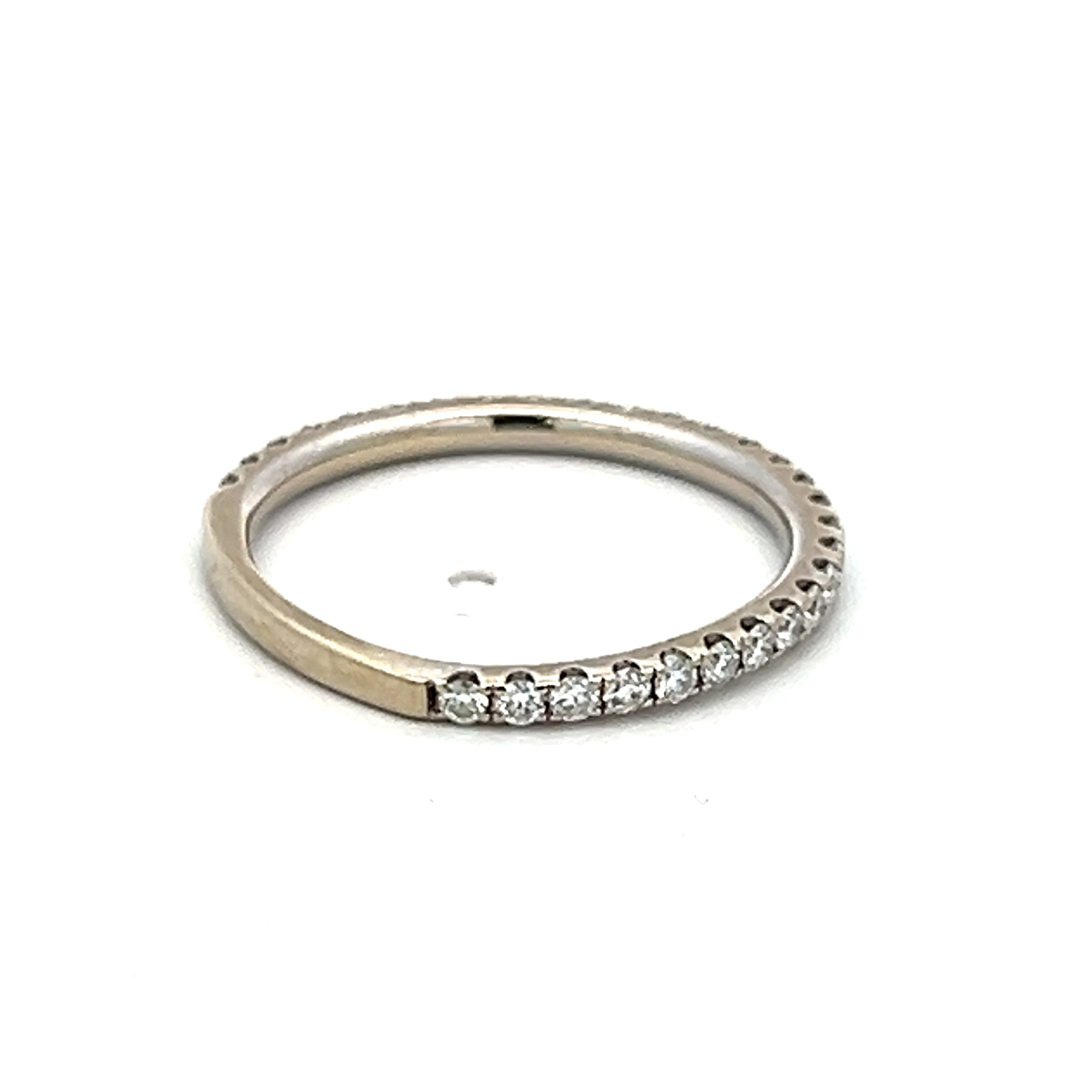 0.29 Carat Round Brilliant G SI1 Diamond 14K White Gold Engagement Ring - Perfect for Wedding, Proposal & Anniversary Gifts