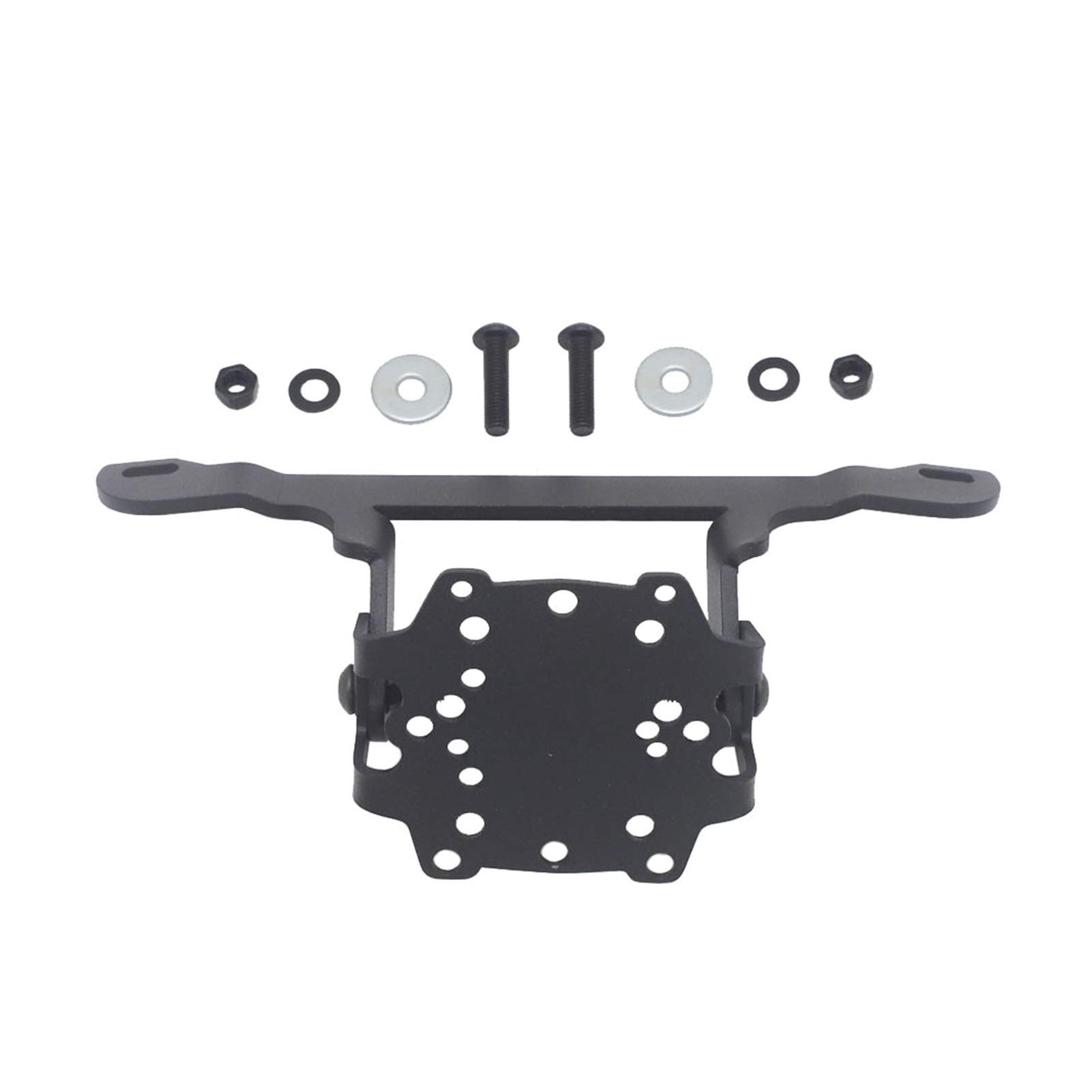 YHFHAOOP 9cm Extra Large Motorcycle GPS Navigation Bracket - Universal Phone Mount Compatible with BMW G650GS (2011-2018 Models) - Perfect for Adventure Riding & Off-Road Navigation (Full Set)